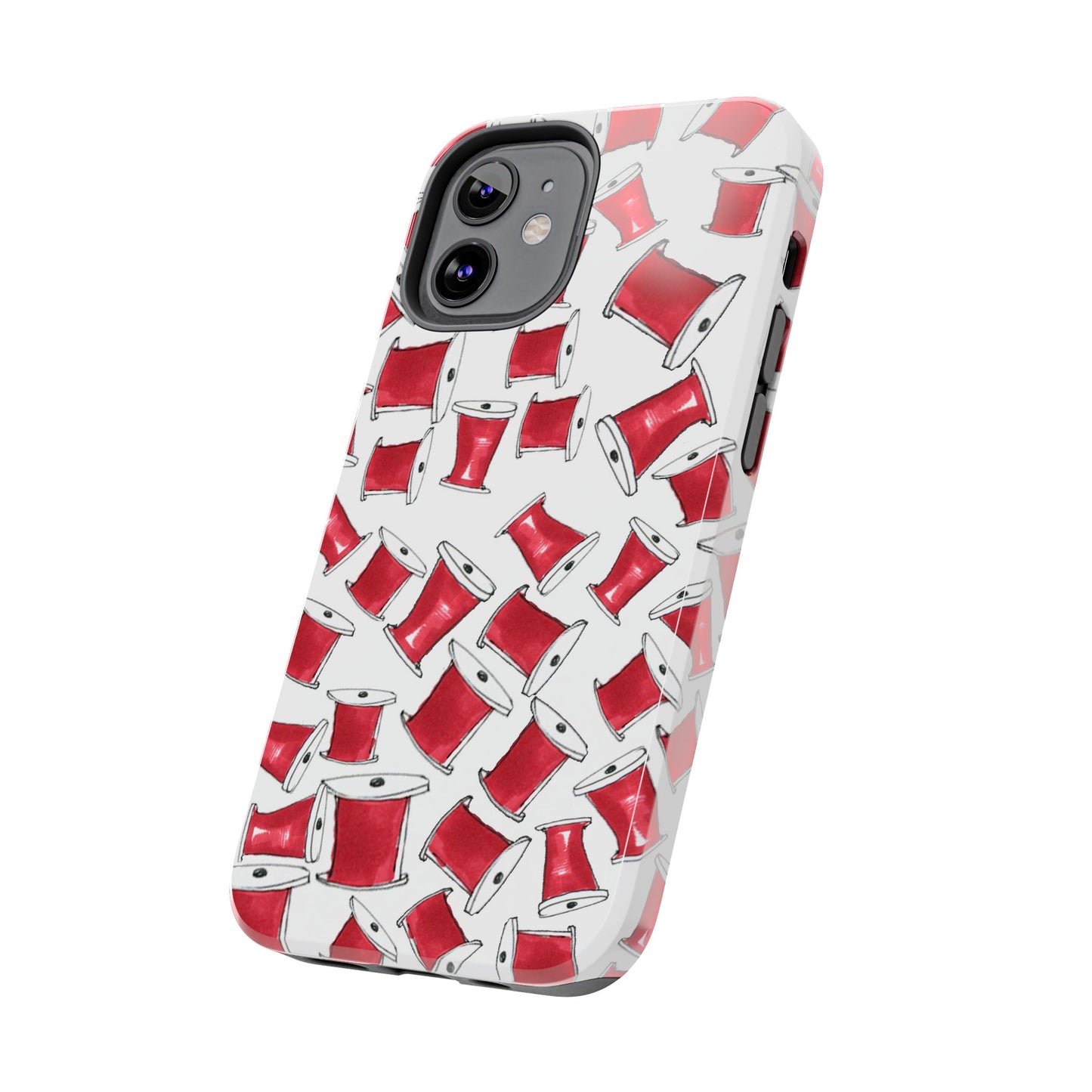 Red Thread White Phone Case