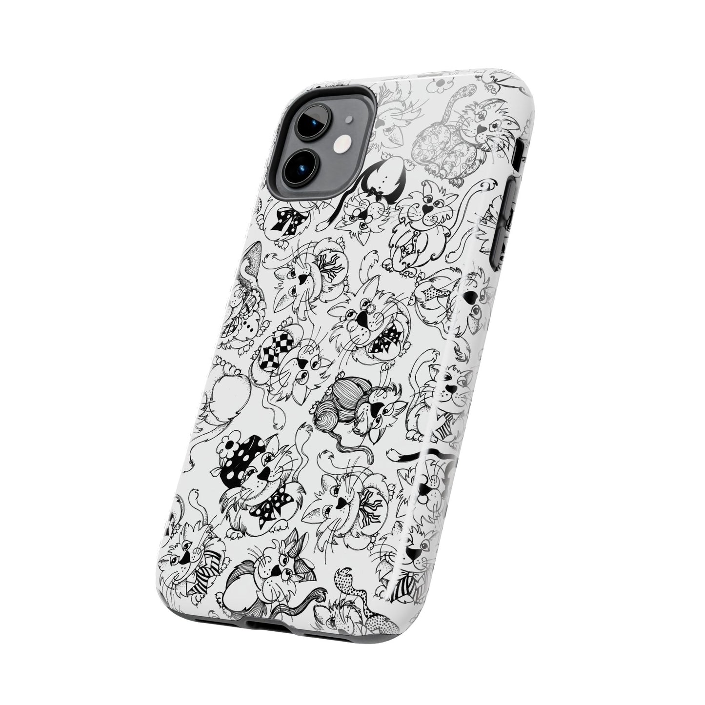 So Kitties Tossed White Phone Case