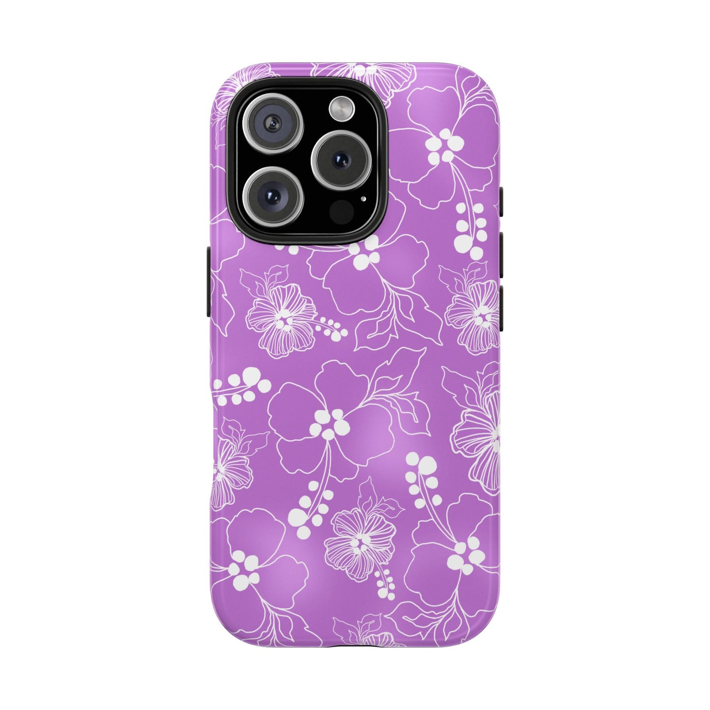 Lacey Hibiscus Orchid Phone Case