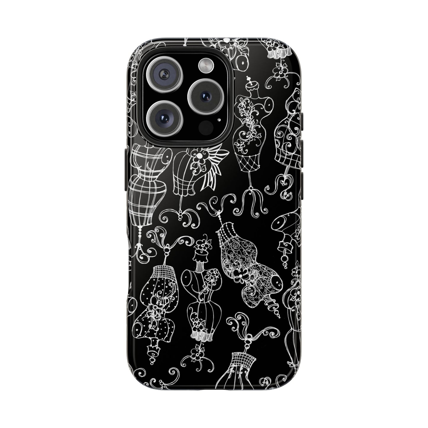 Mannequinique Black / White Phone Case