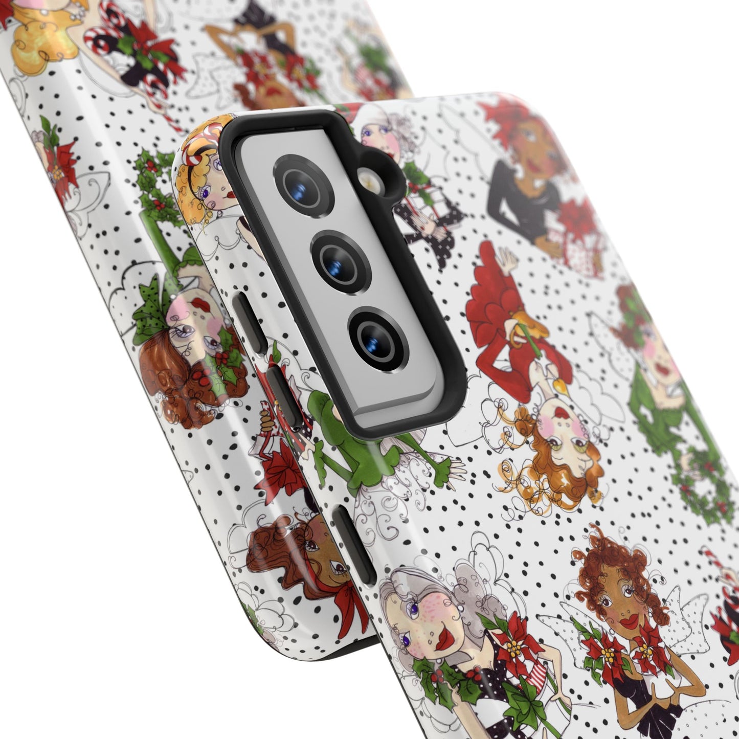 Fairy Toss White / Black Phone Case