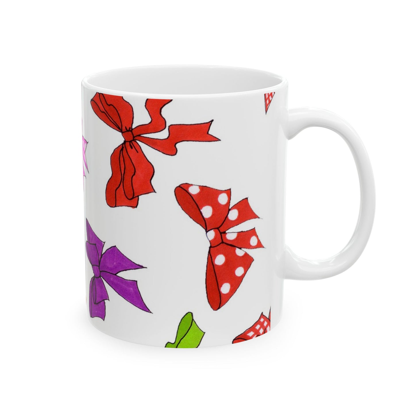 Fun Bows White Cup