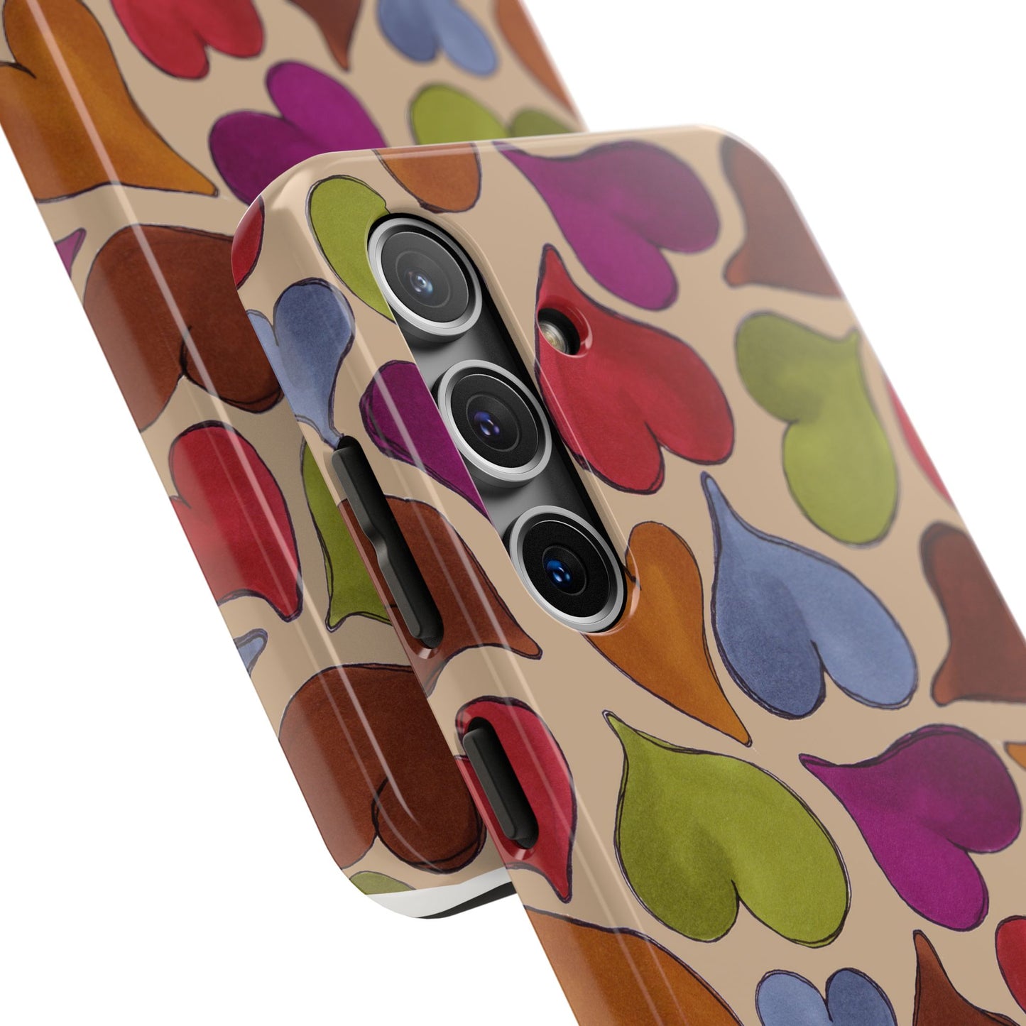 Big Hearted Khaki Phone Case