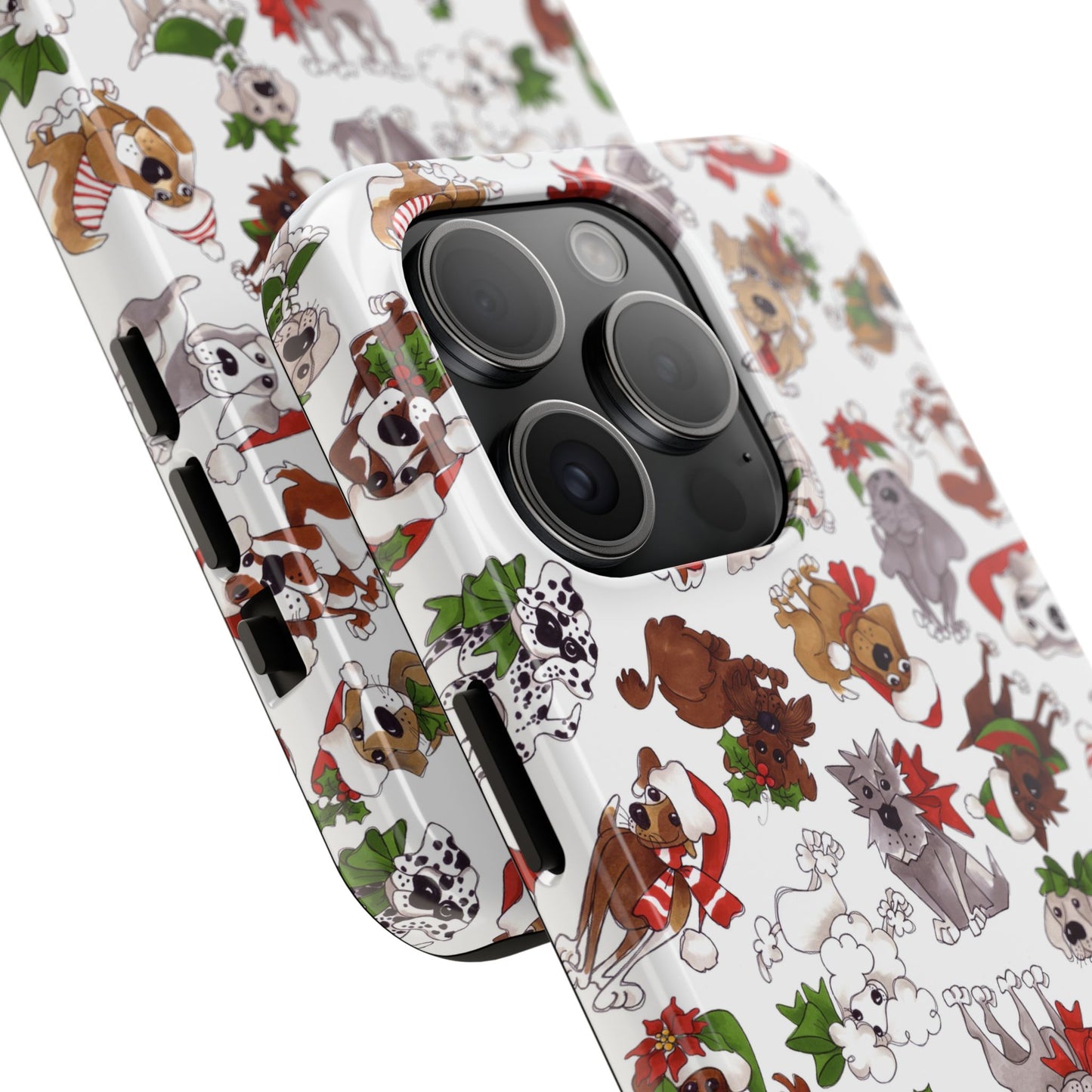 Doggie Toss White Phone Case