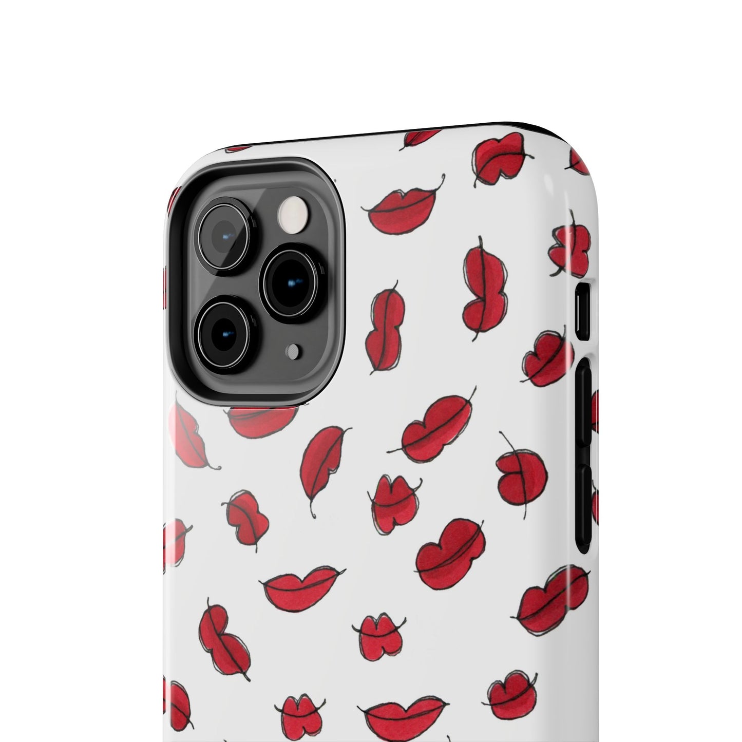 Lotsa Lips White Phone Case