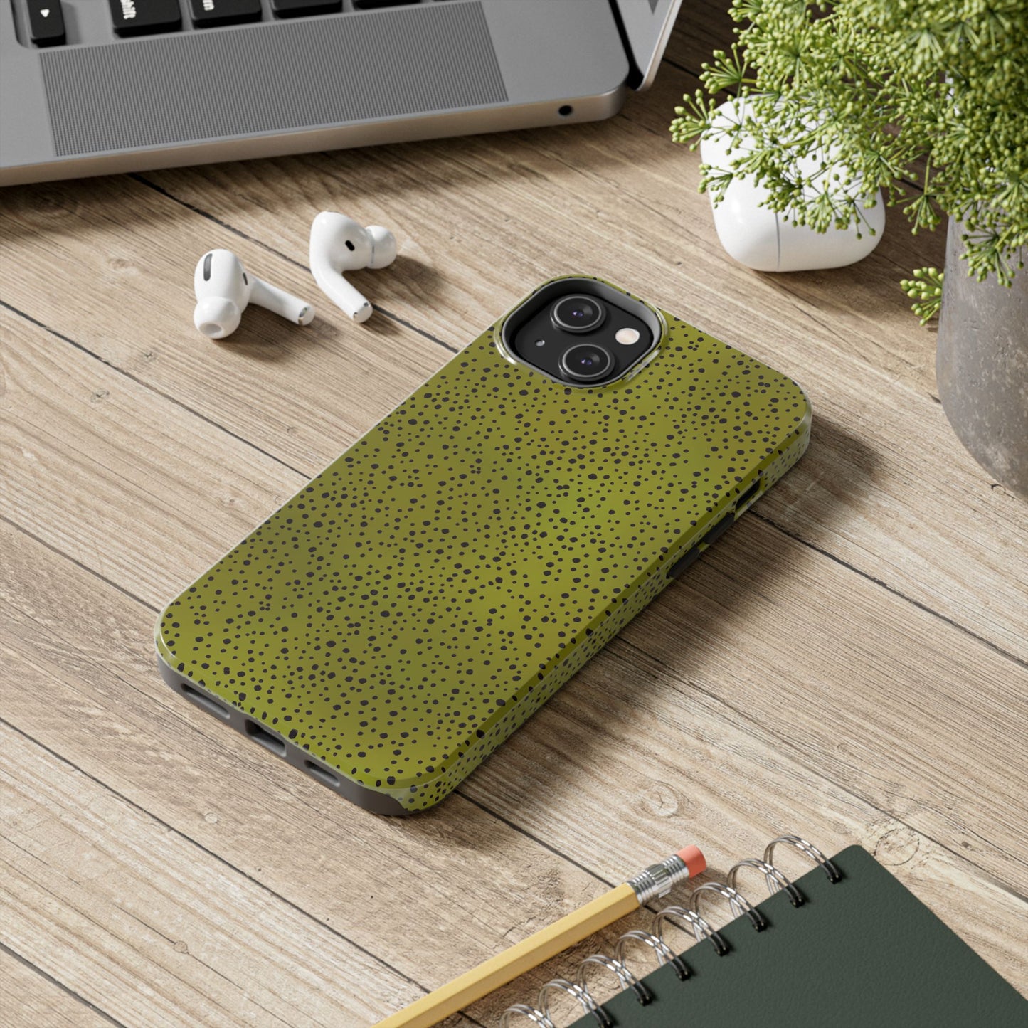 Pepper Dots Green Phone Case