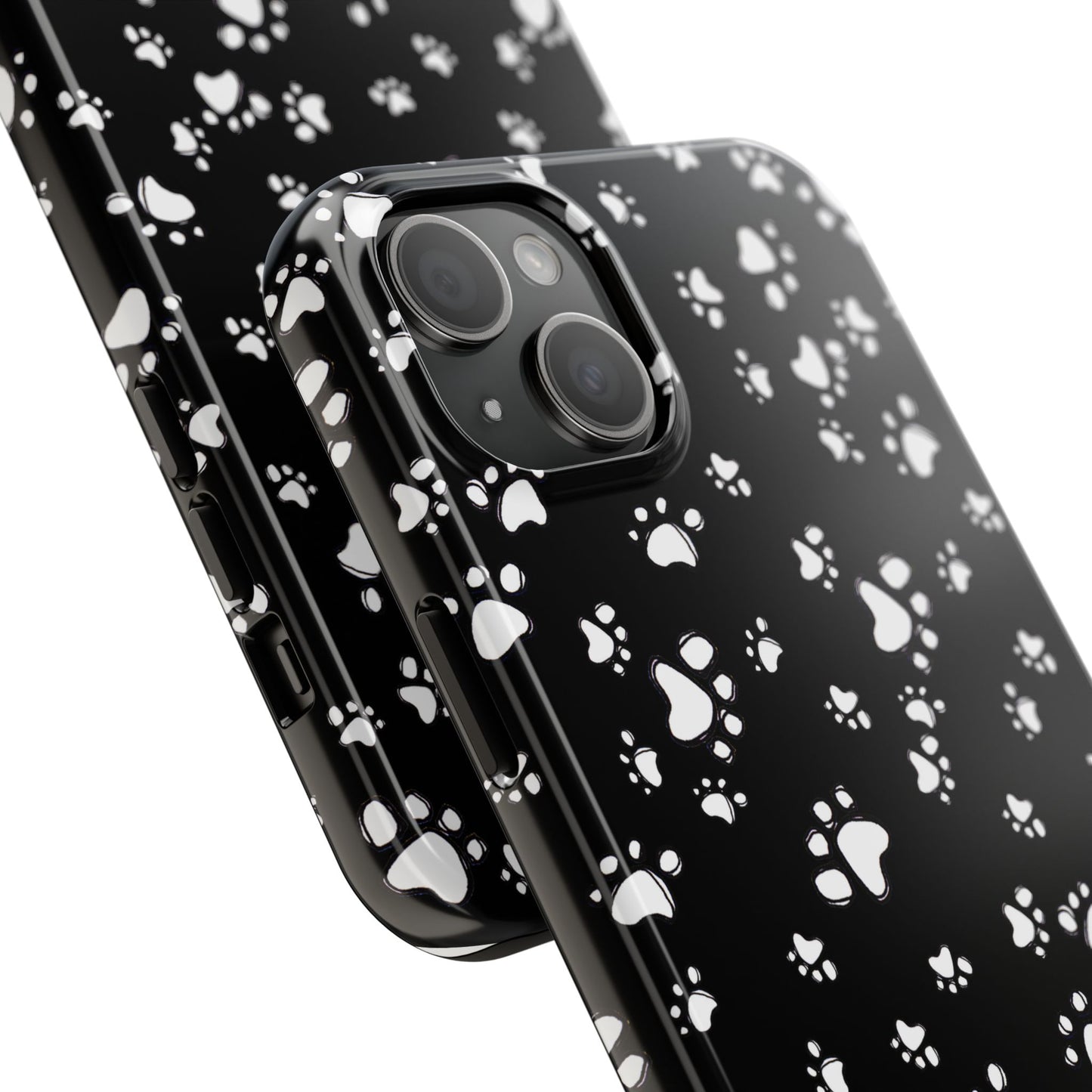 Paw Flakes Black Phone Case