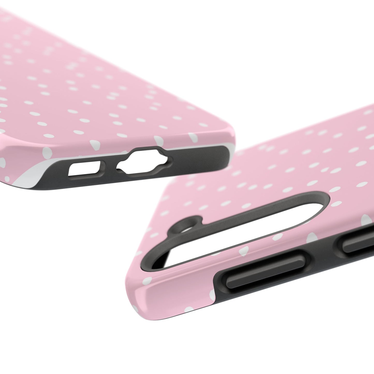 Space Dots Pink / White Phone Case