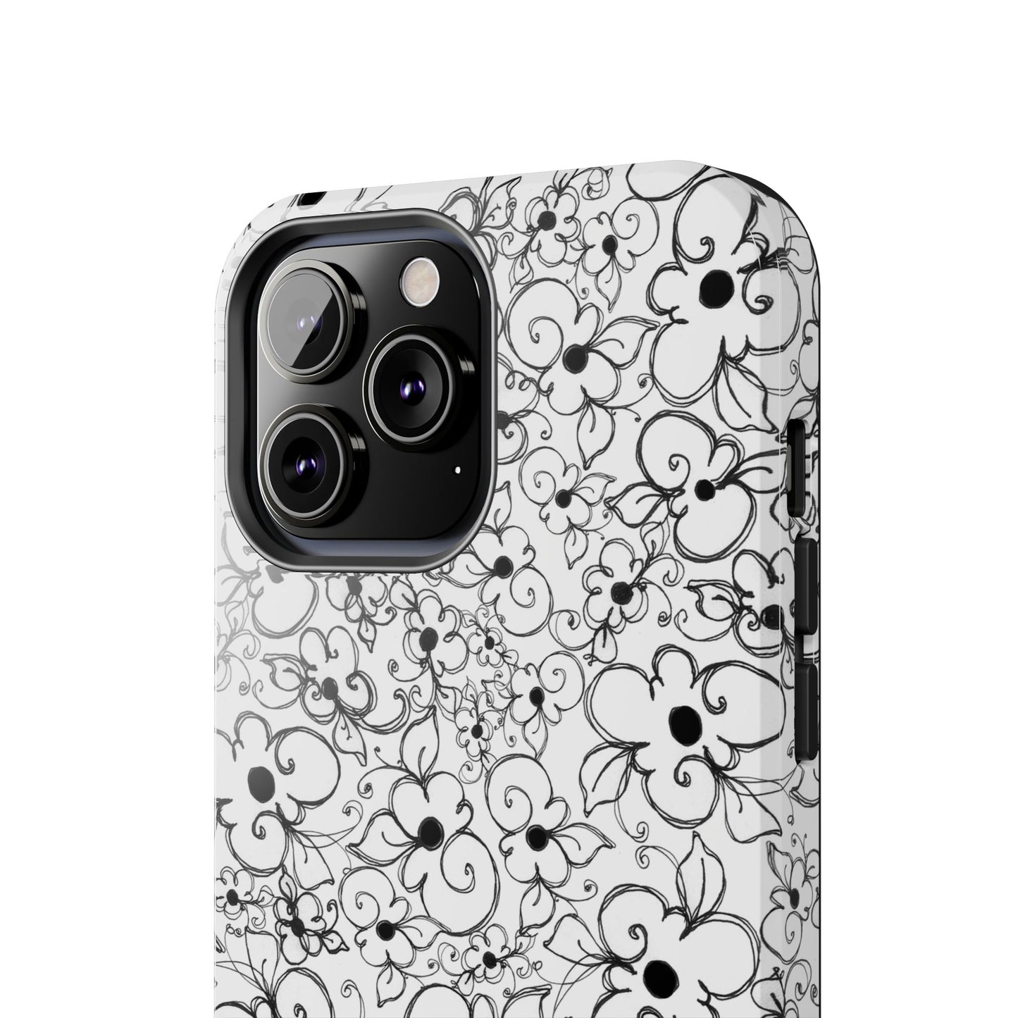 Dog Daisies White Phone Case