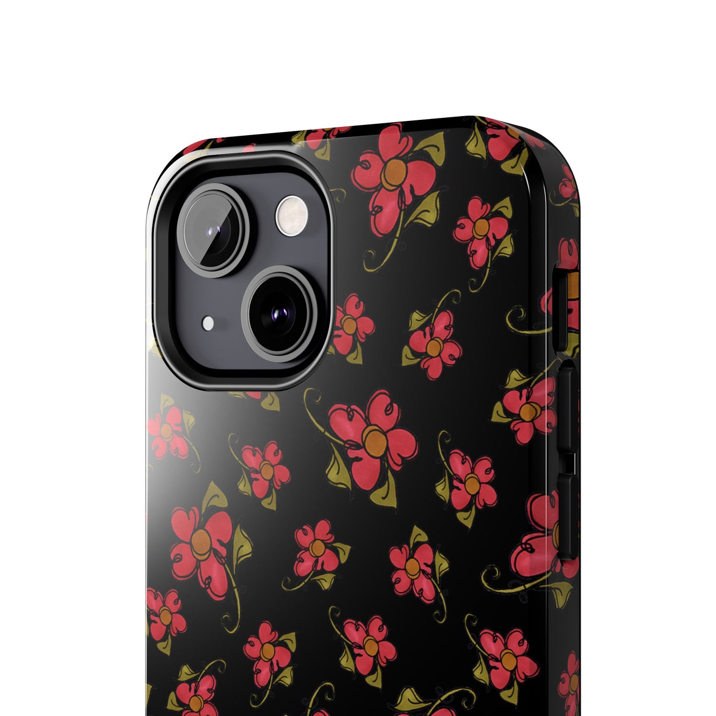 Daisy Caper Black Phone Case