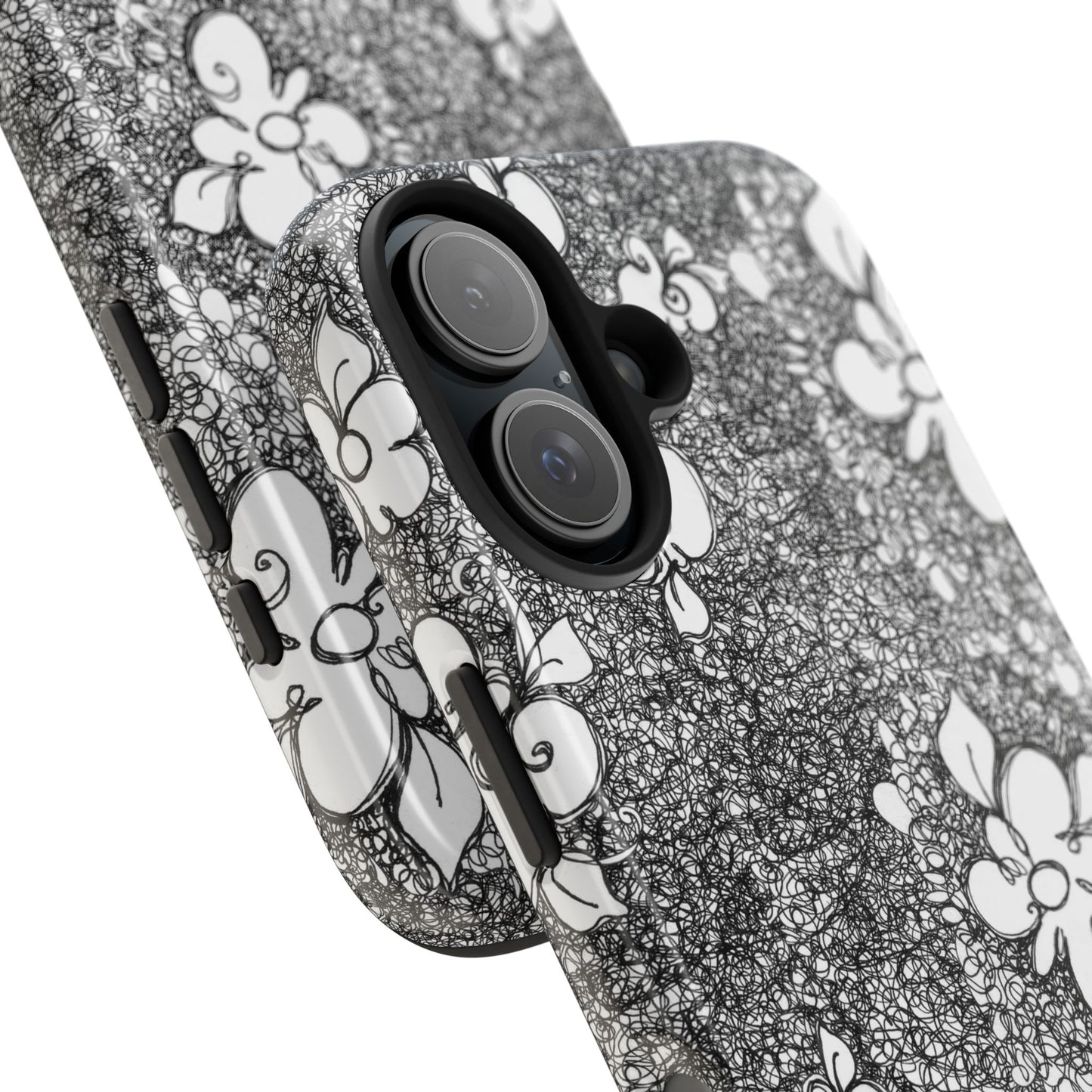 Flower Scribbles Phone Case