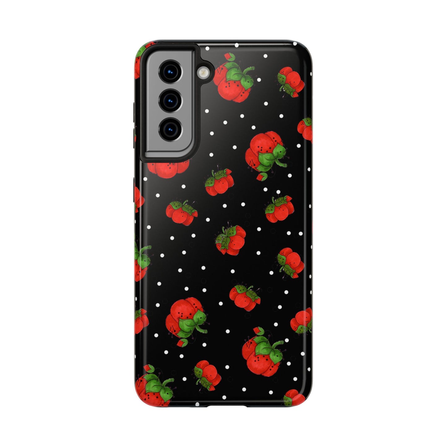 Pin Dots Black Phone Case