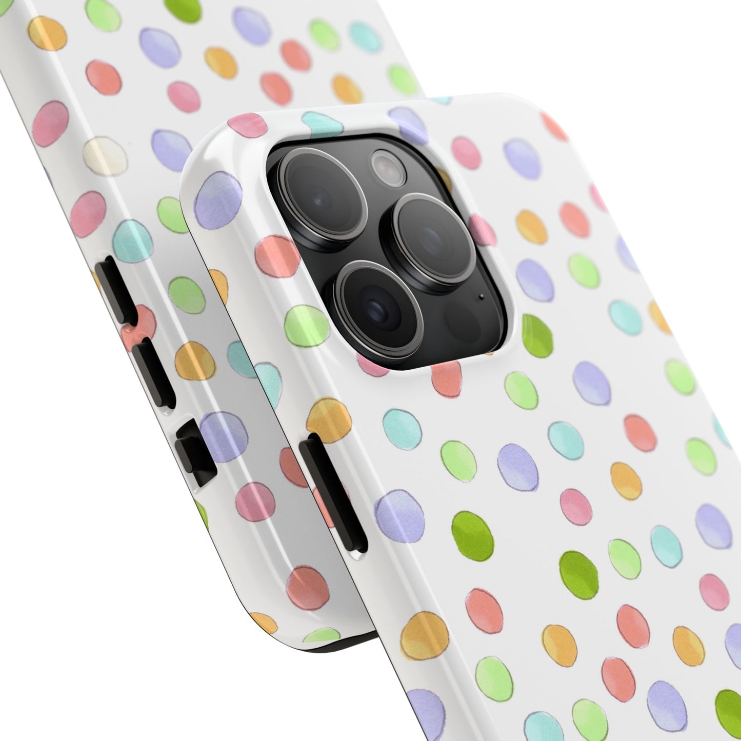Happy Dots White Phone Case