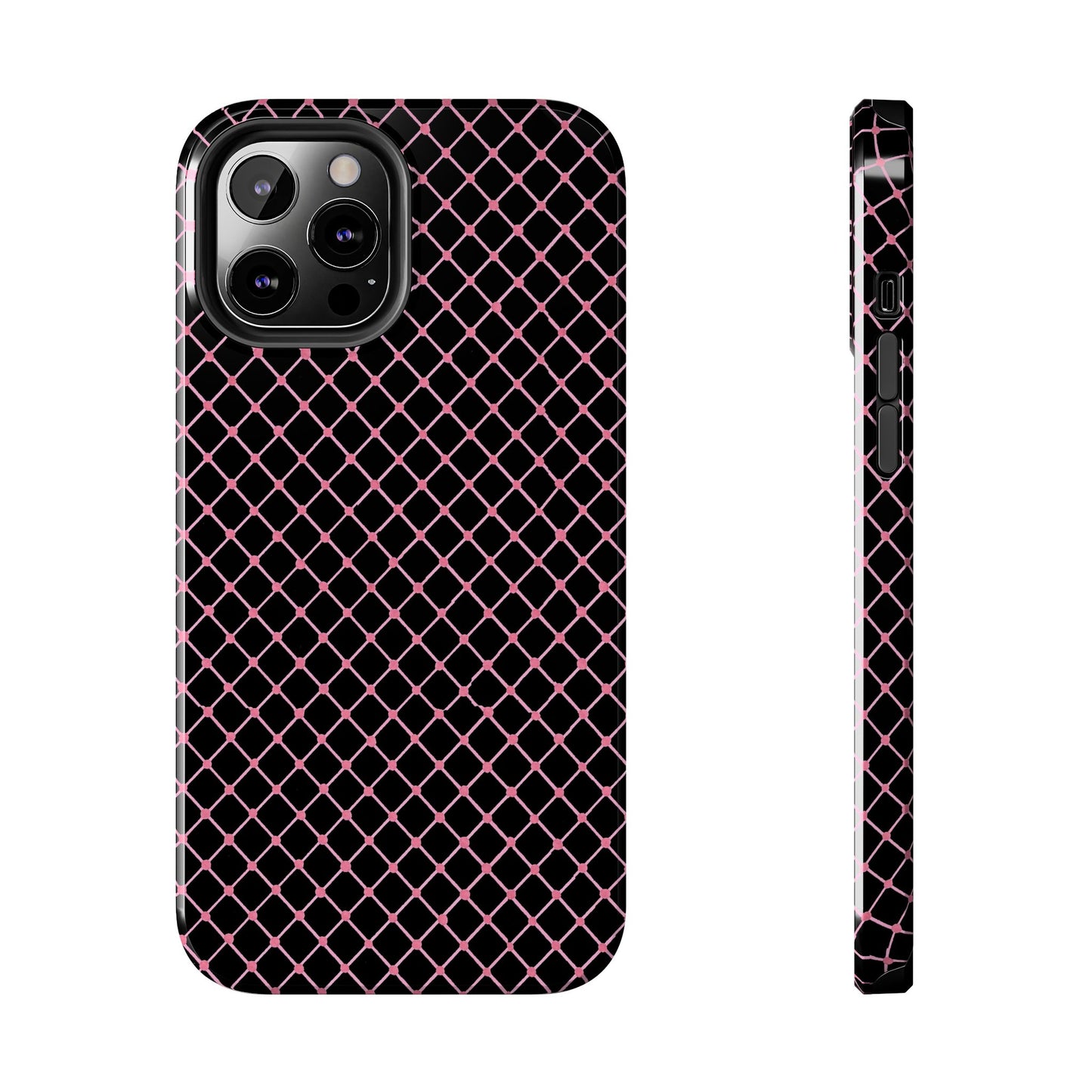 Cyclone Fence Black / Pink Phone Case