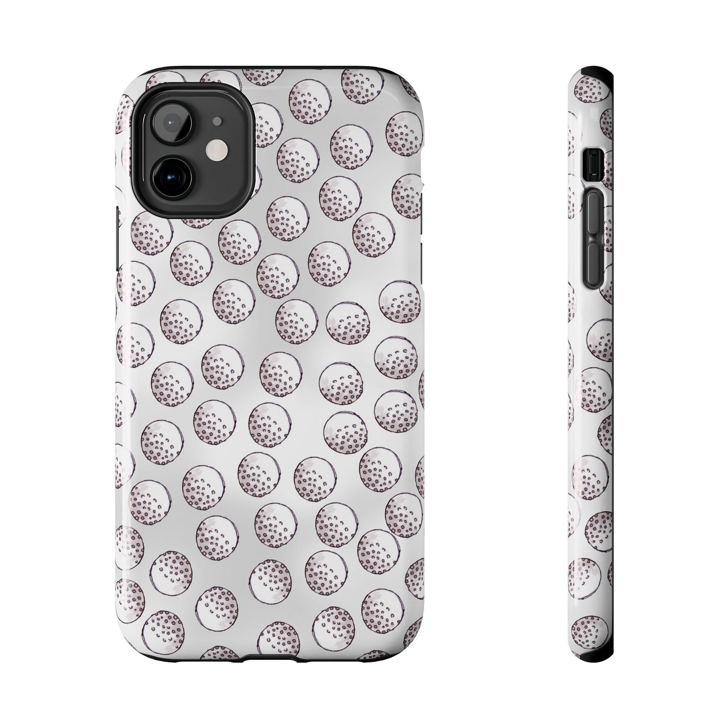 Ball Dots Gray Phone Case
