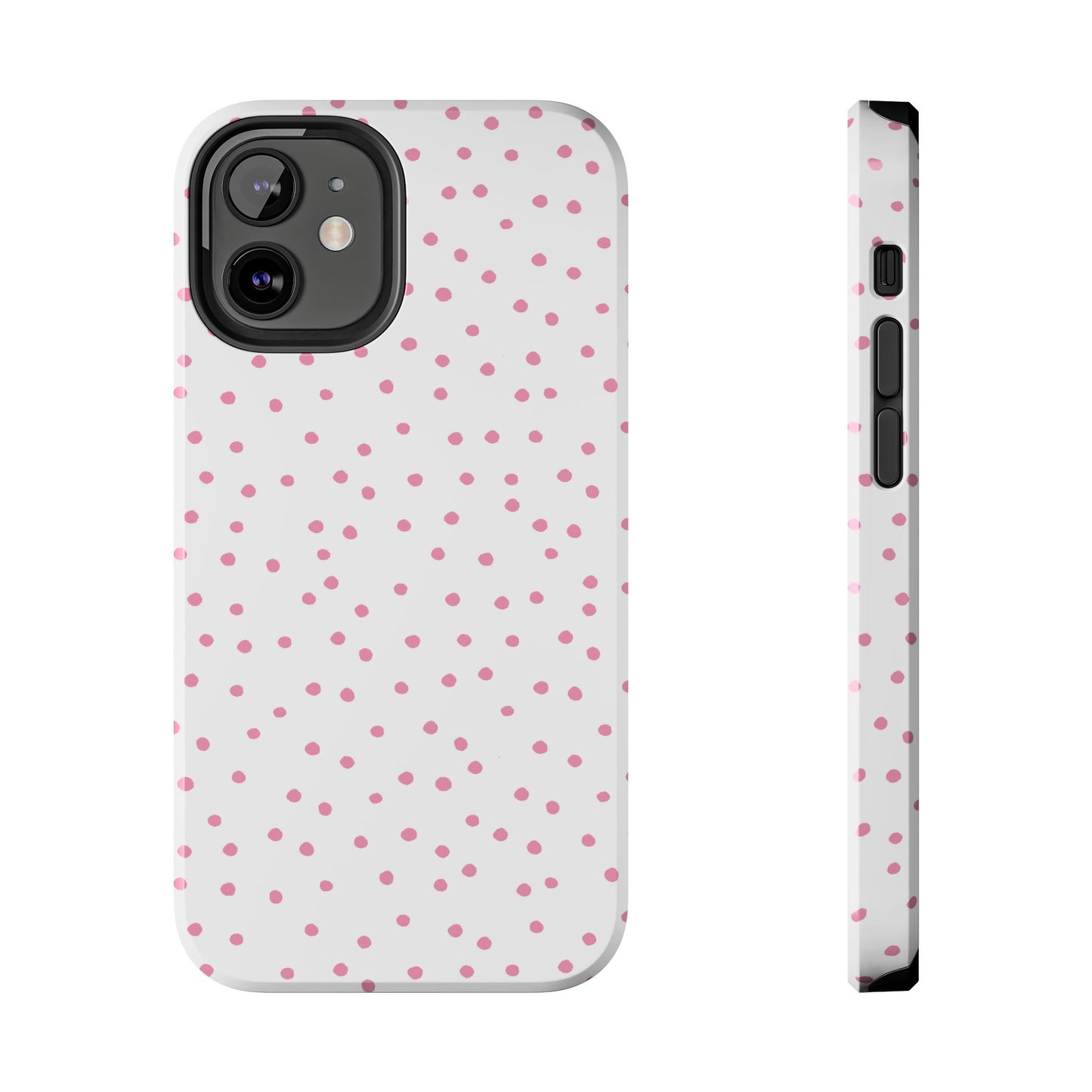 Dinky Dots White / Pink Phone Case