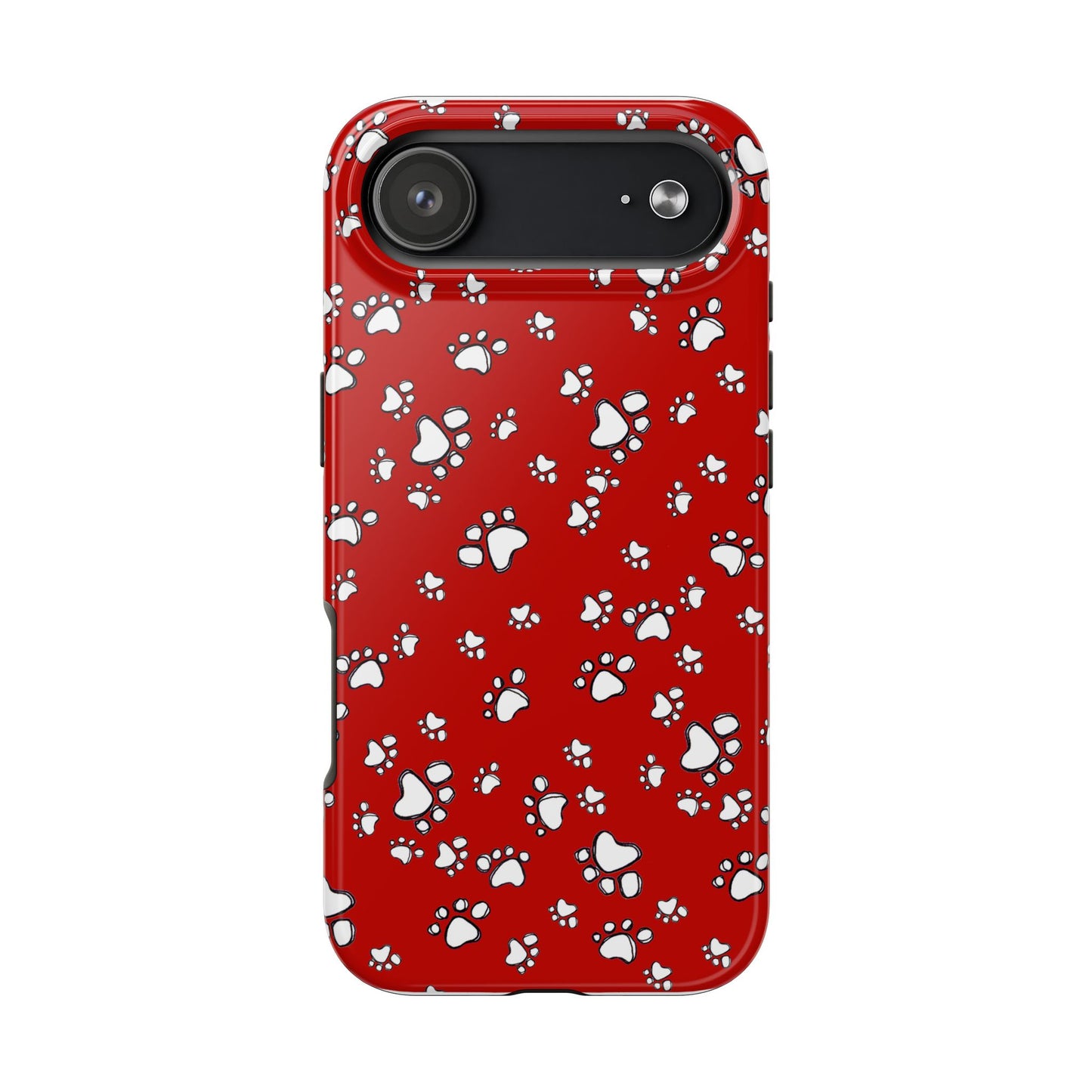 Paw Flakes Red Phone Case
