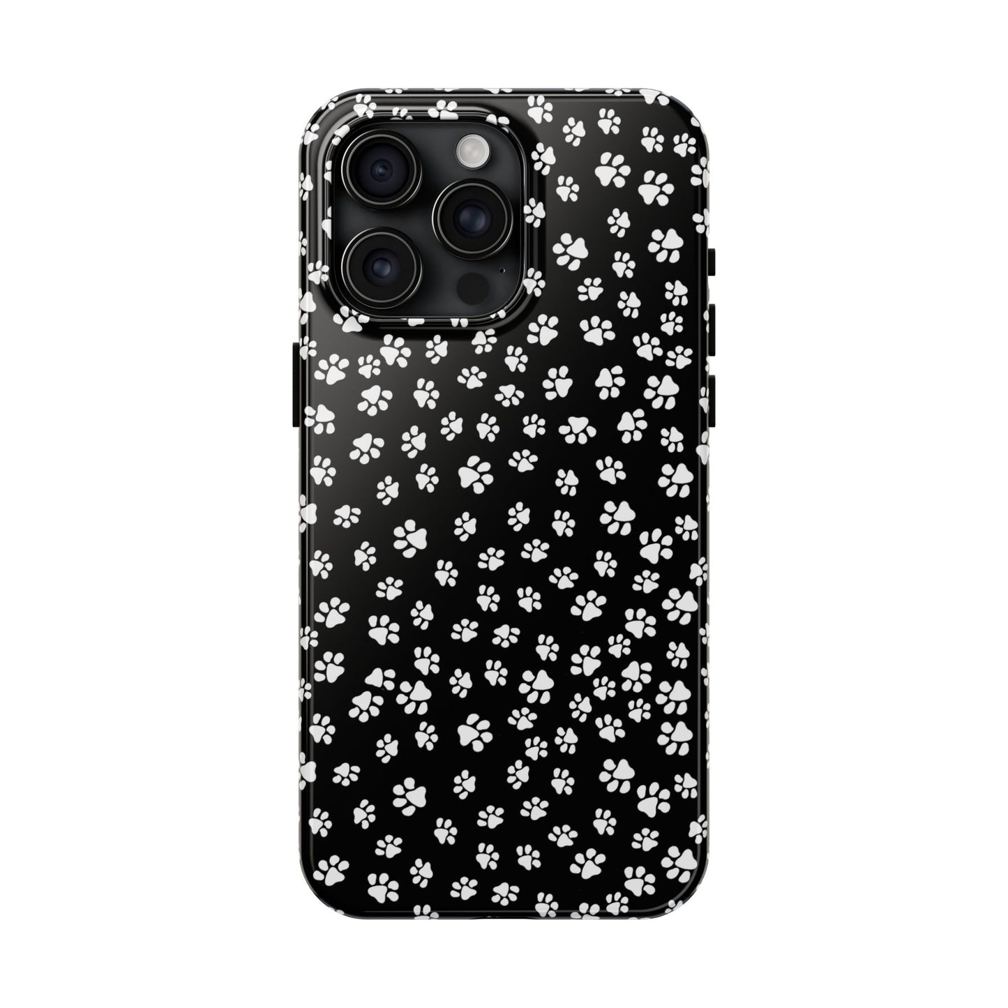 Little Paws Black / White Phone Case