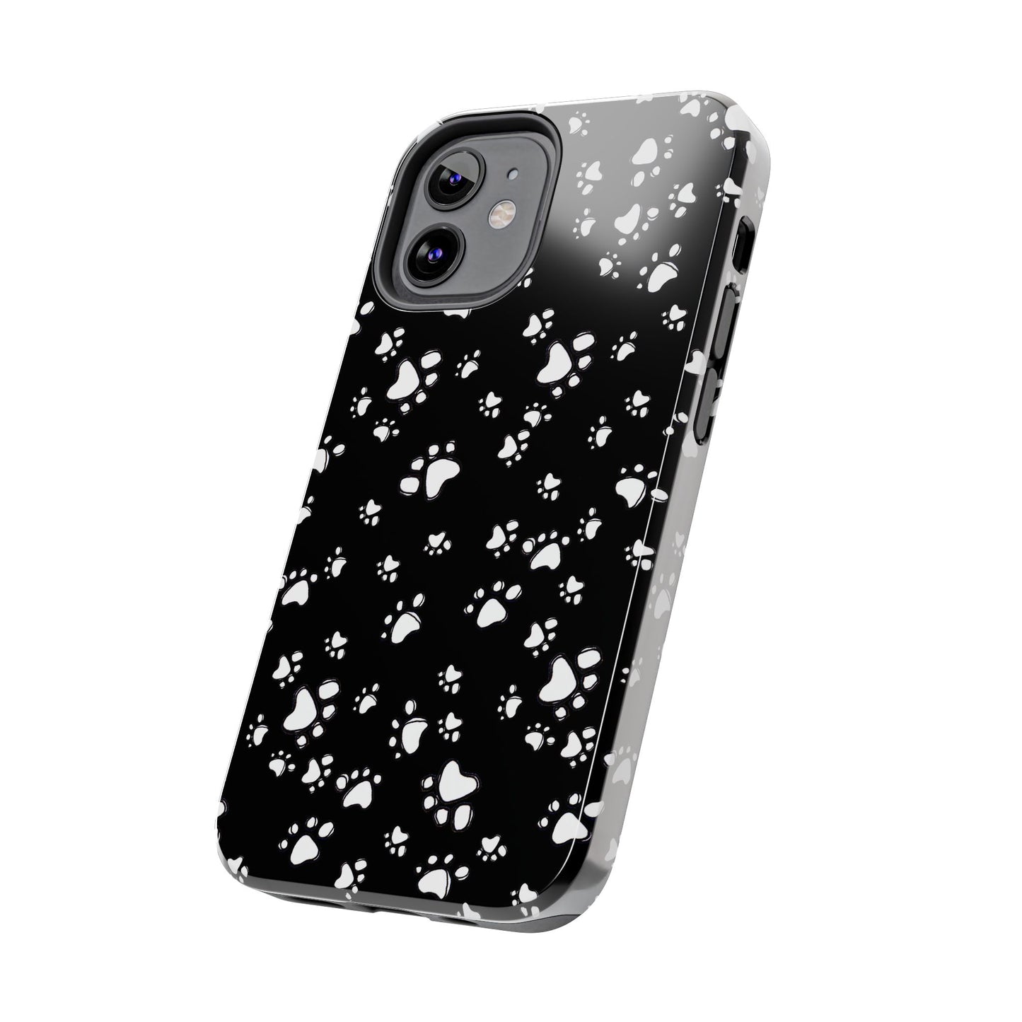 Paw Flakes Black Phone Case