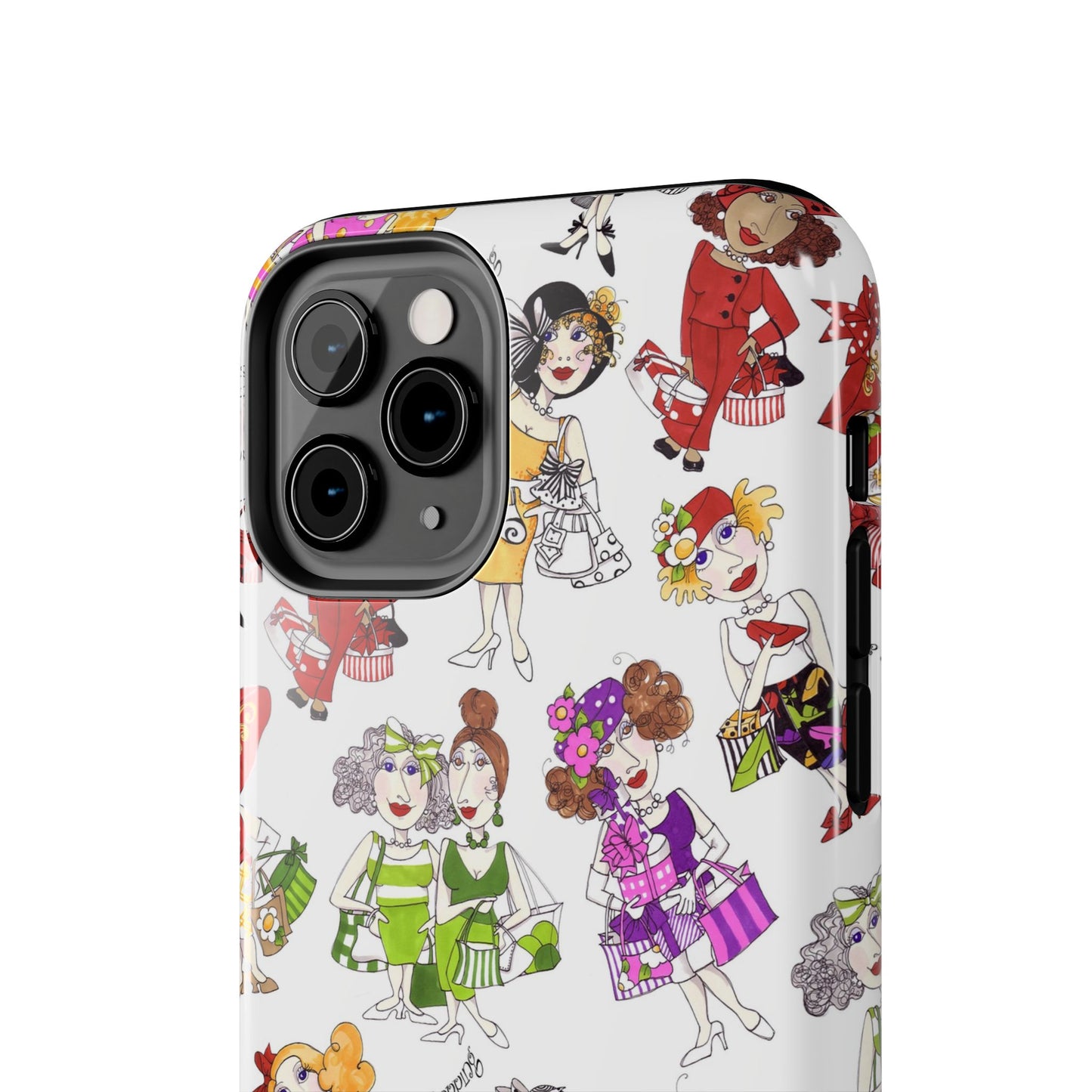 Gone Shopping Tossed White Phone Case