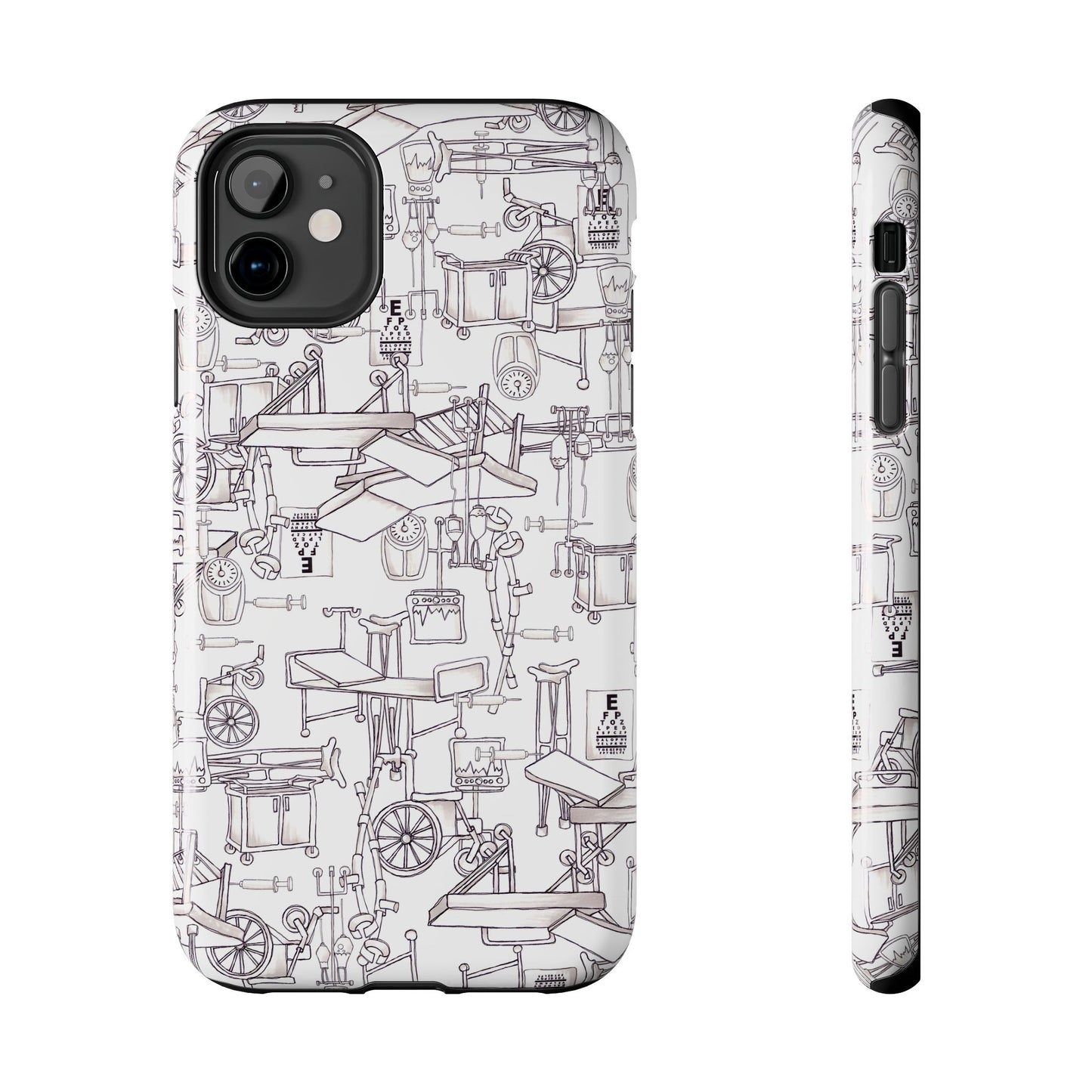 Essentials White / White Phone Case