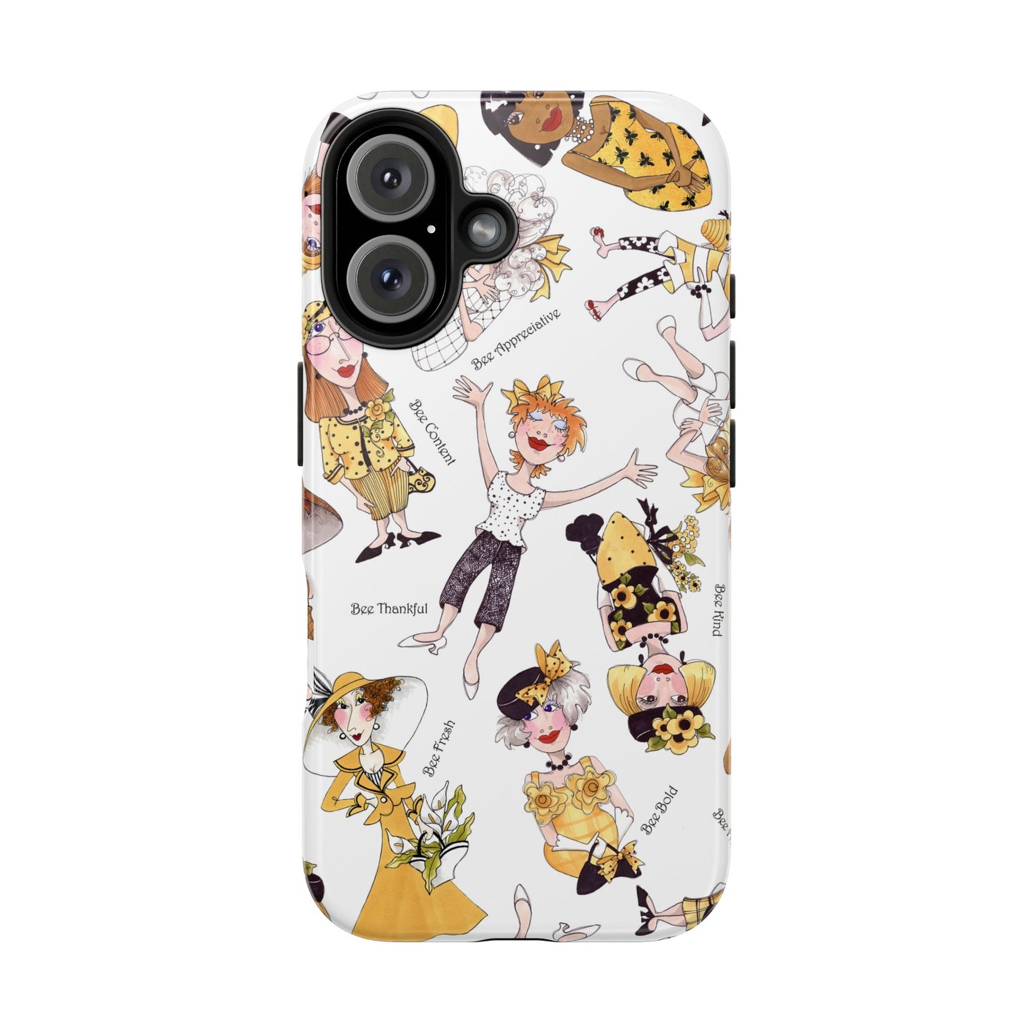 Bee Tossed White Phone Case