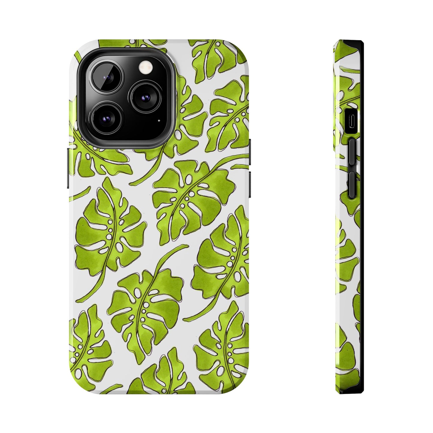 Big Leaf White Phone Case