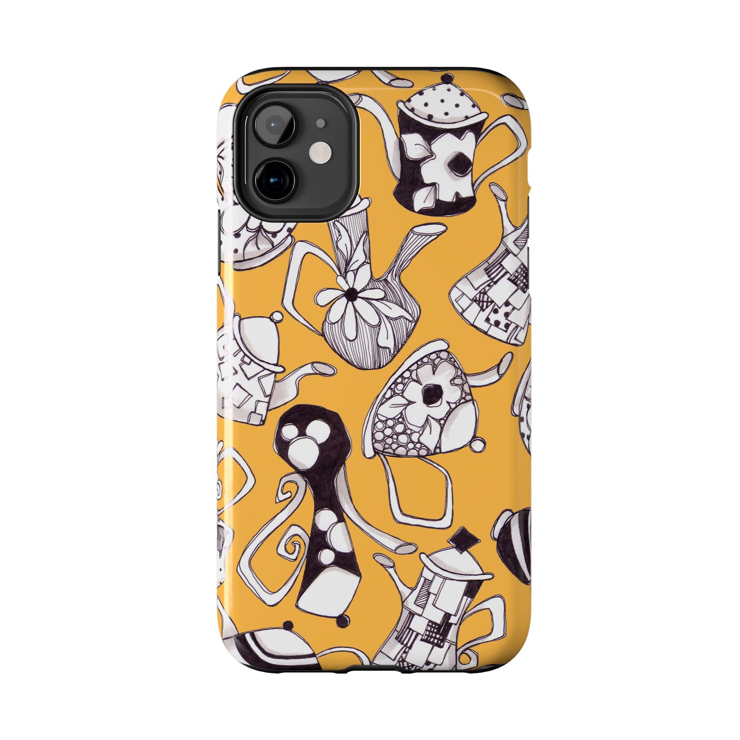 Fancy Pots Yellow Phone Case