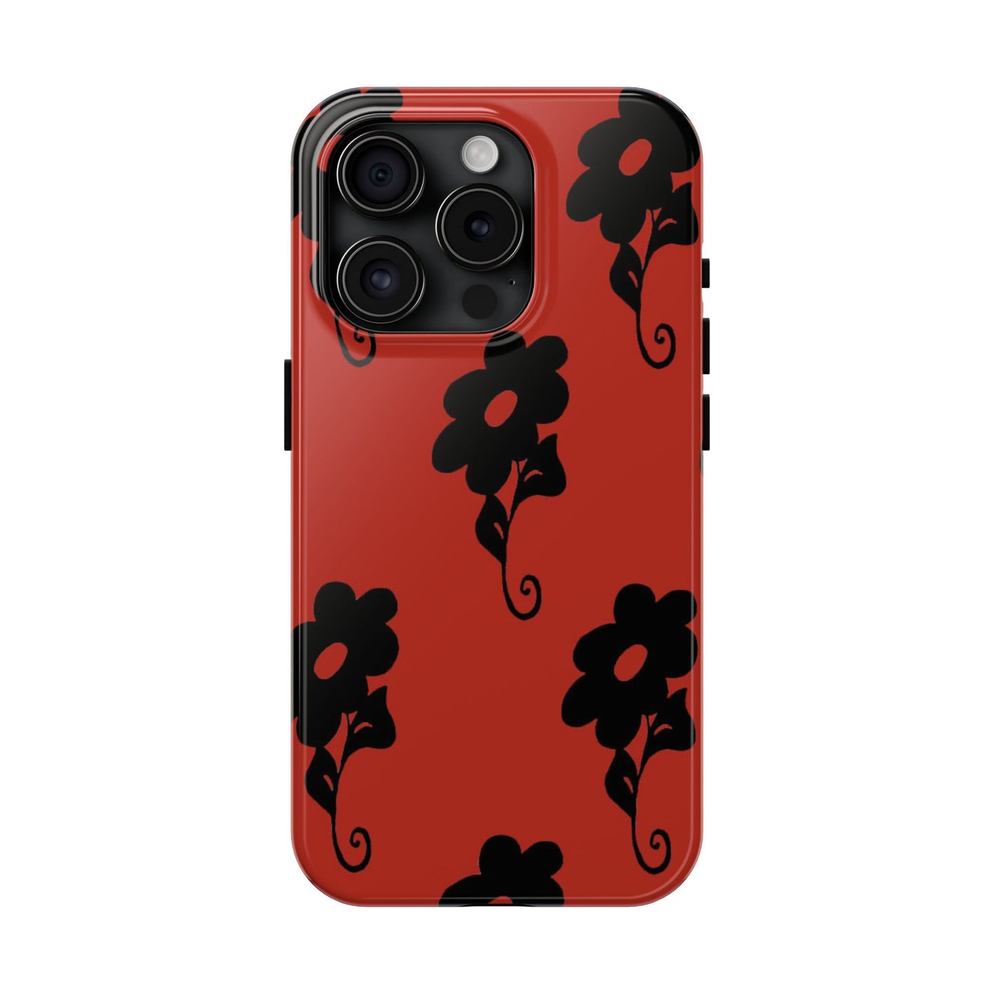 Daring Daisy Red Phone Case