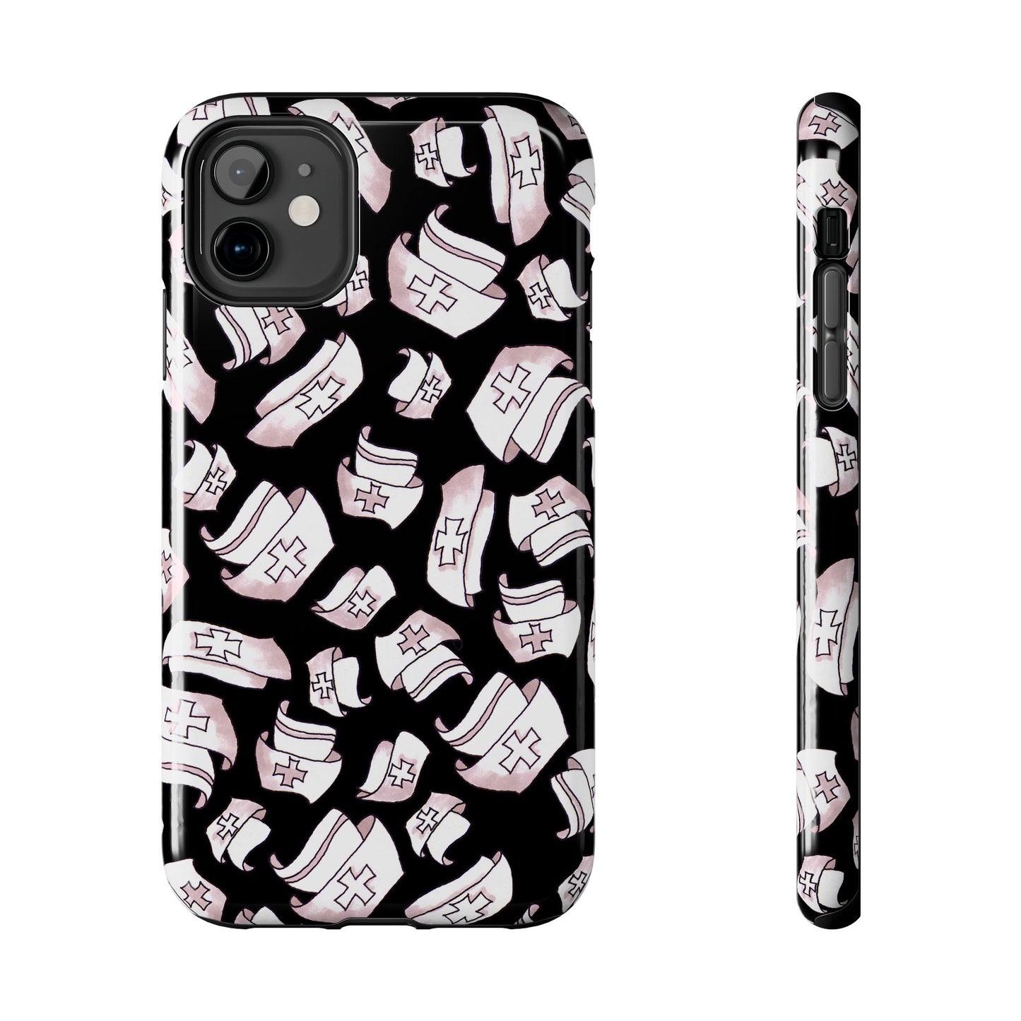 Happy Hats Black Phone Case