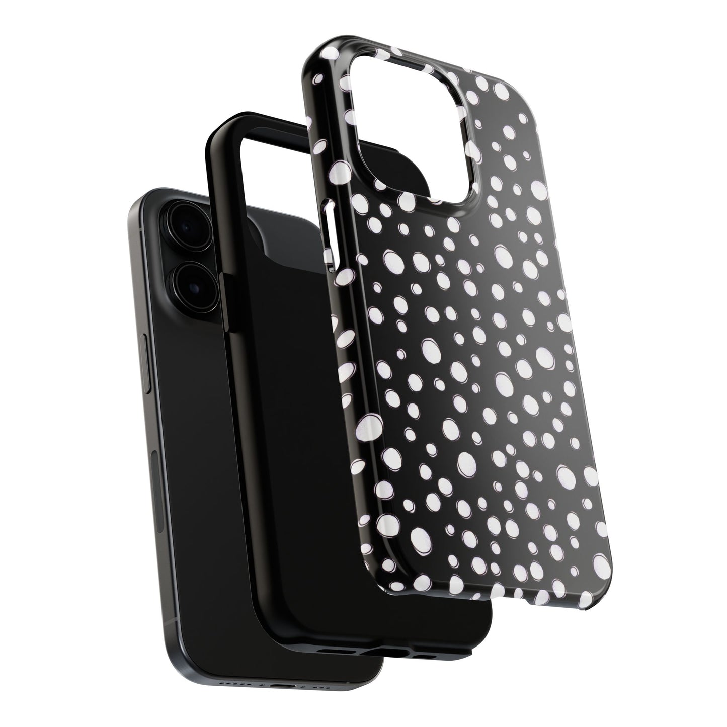 Pot Dots Black Phone Case