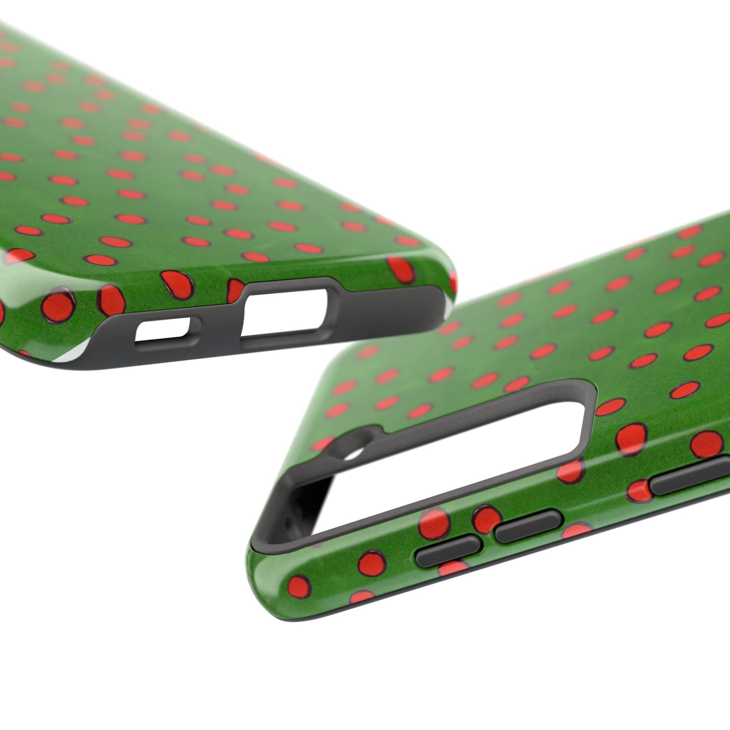 Dinky Dots Green / Red Phone Case