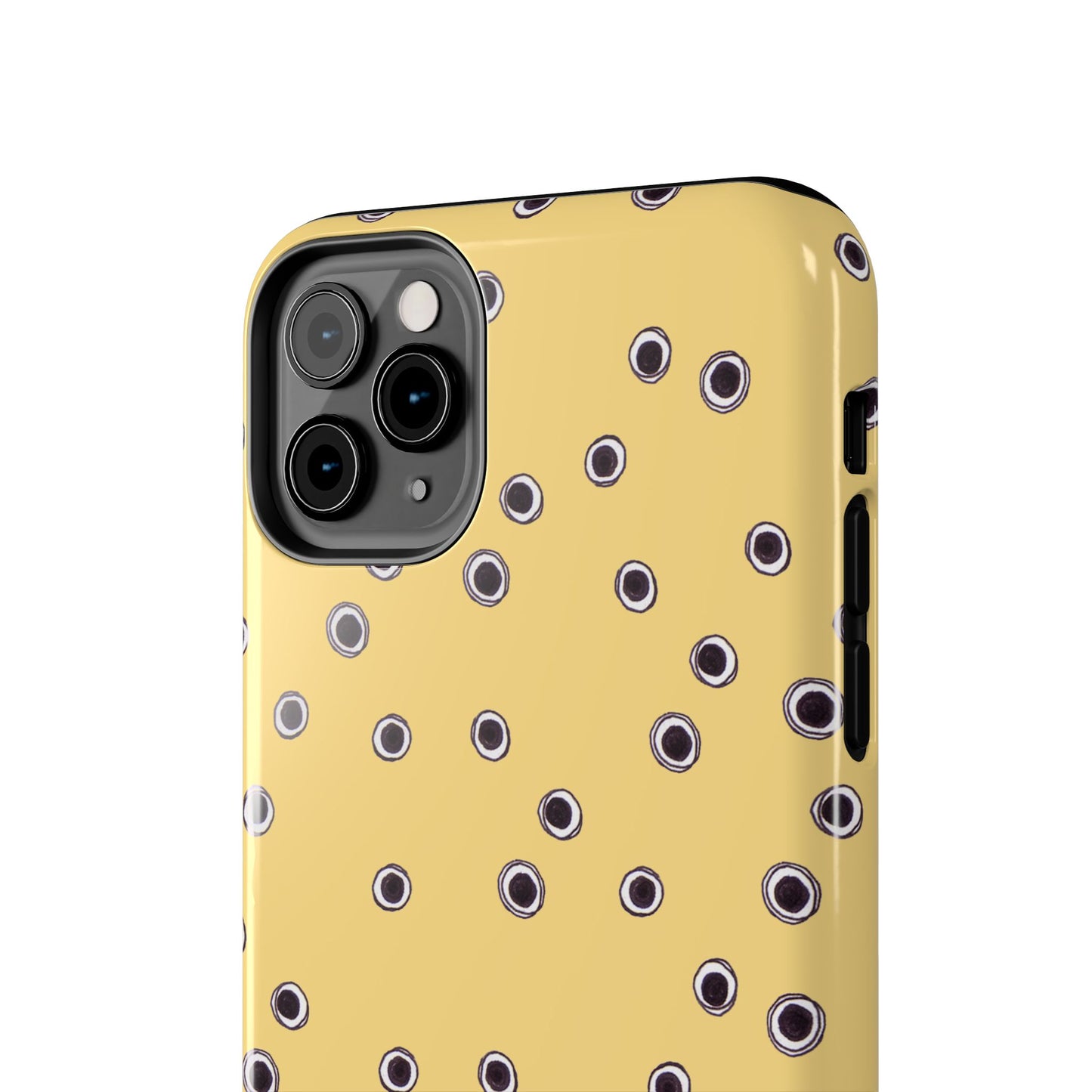 Halo Dots Yellow Phone Case