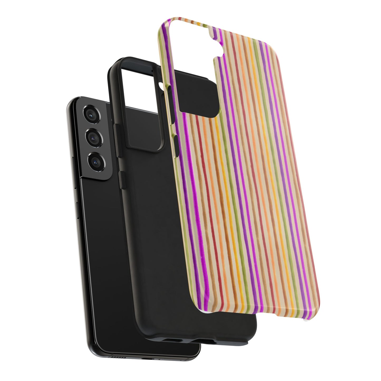 Spice Stripe Muslin Phone Case
