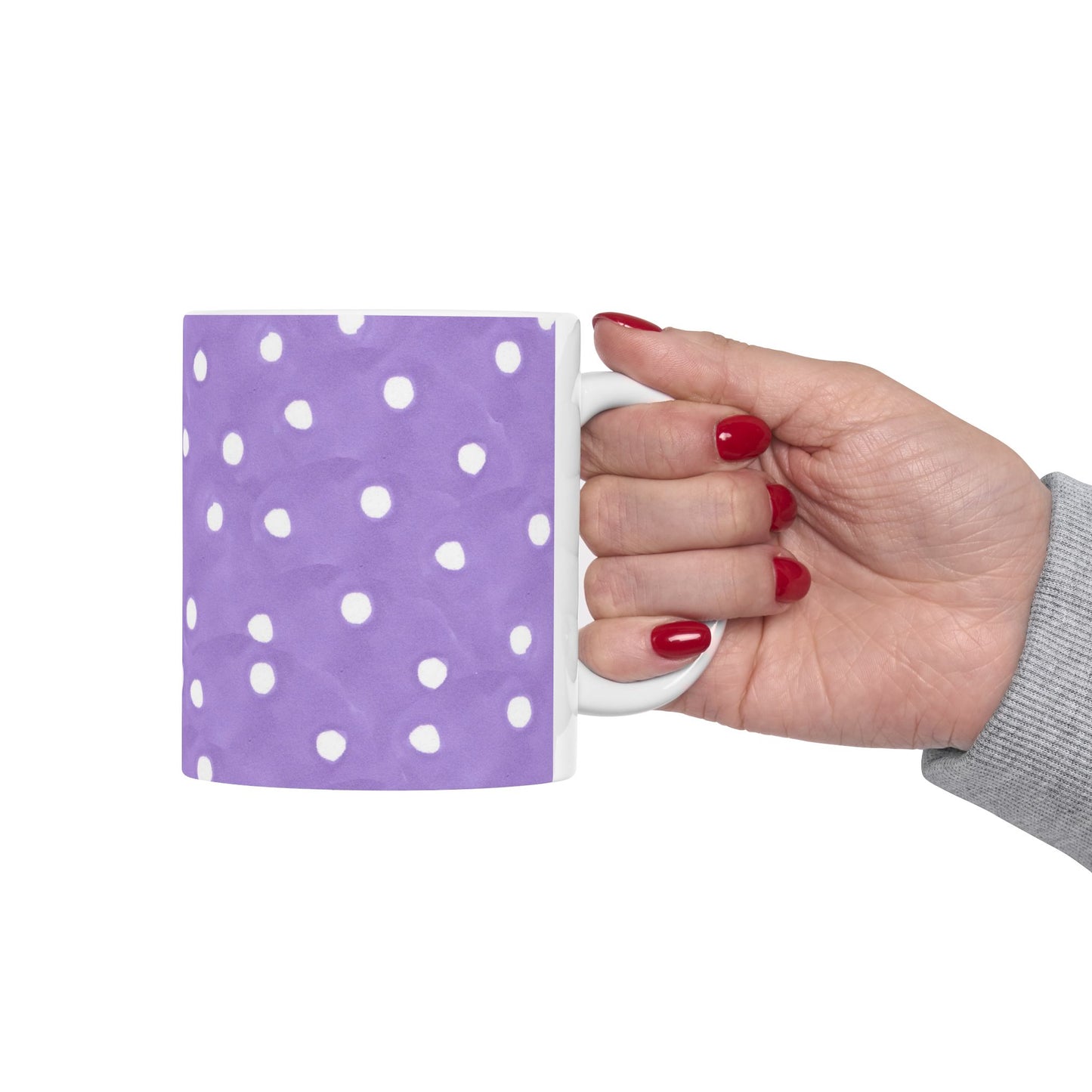 Curious Purple Dots Cup