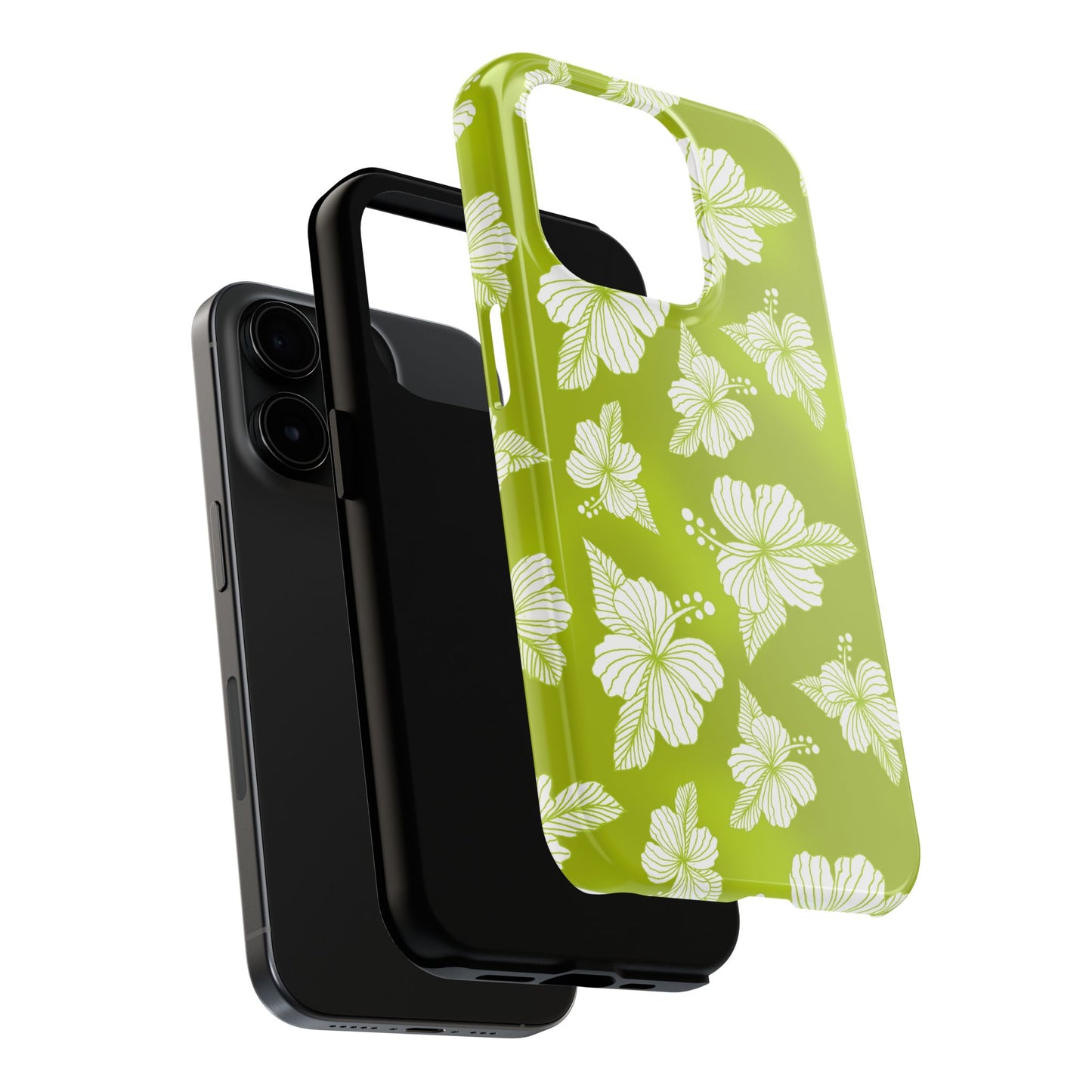 Hibiscus Green Phone Case