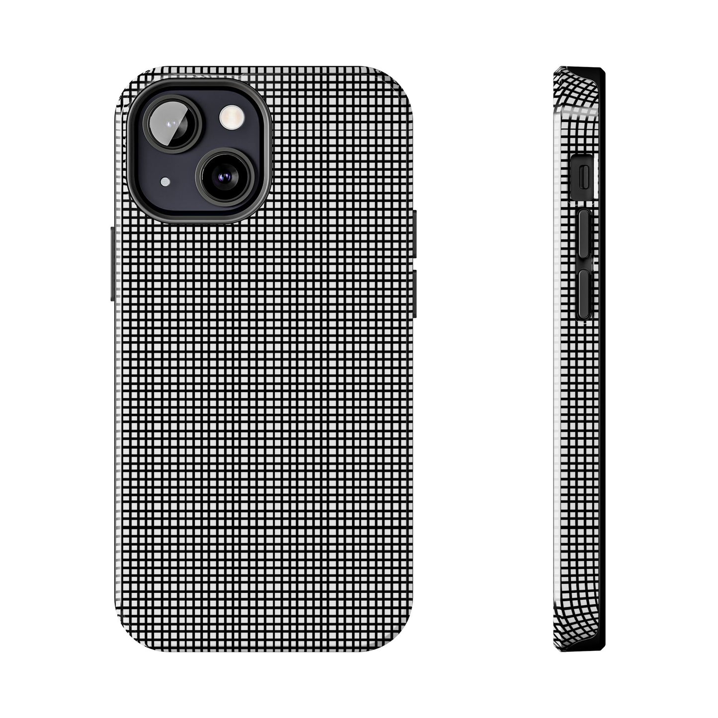 Window Pane White / Black Phone Case