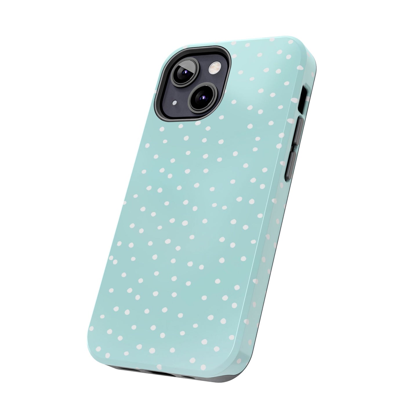 Petite Dots Seafoam / White Phone Case