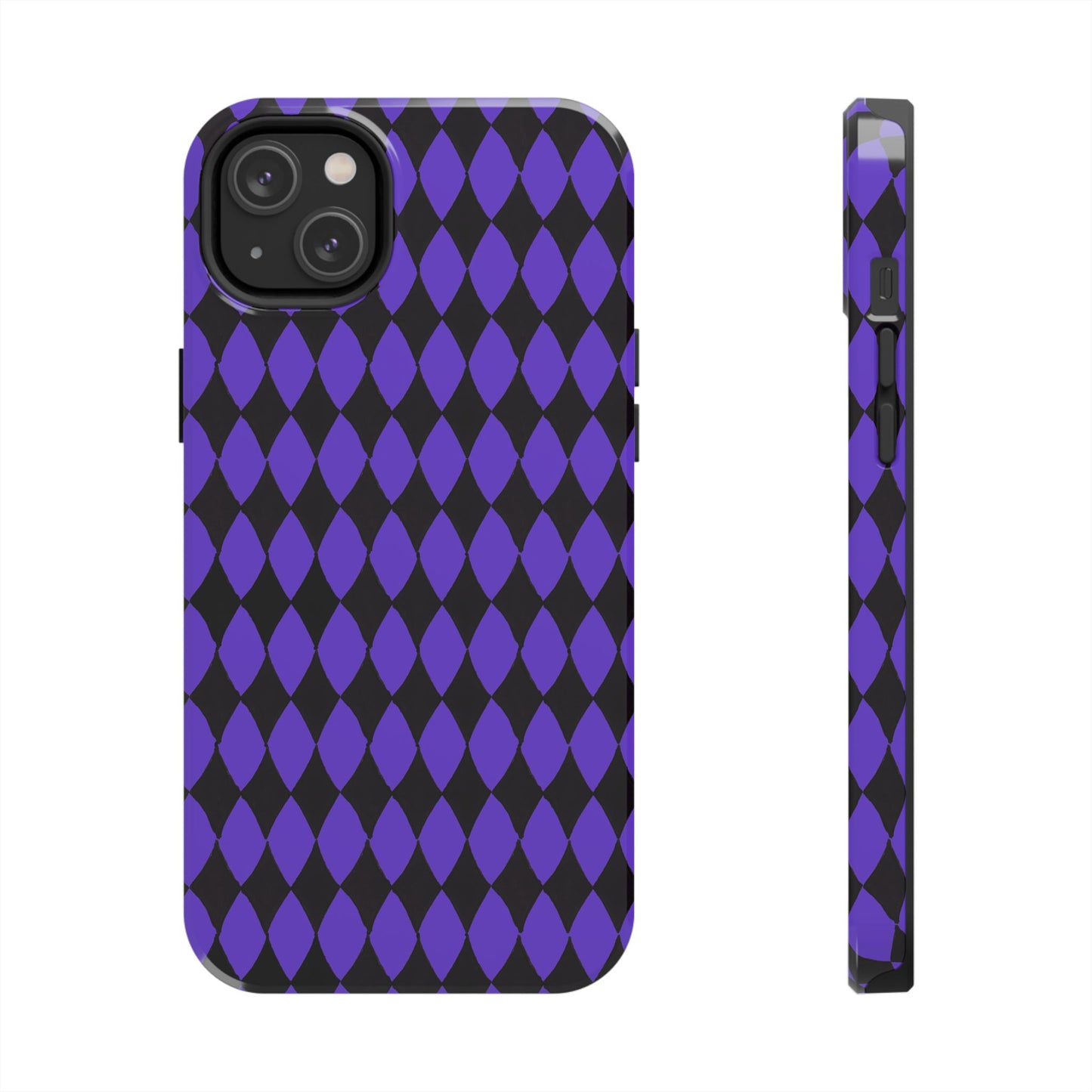 Diamond Purple / Black Phone Case