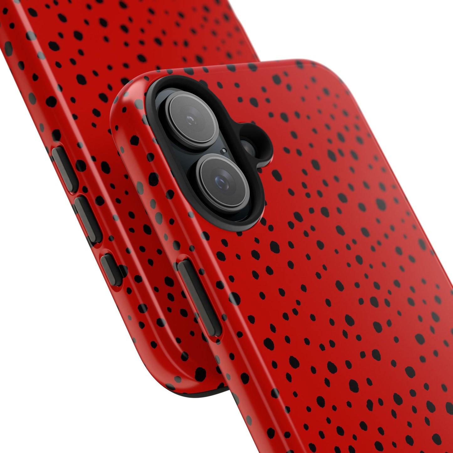 Pepper Dots Red / Black Phone Case