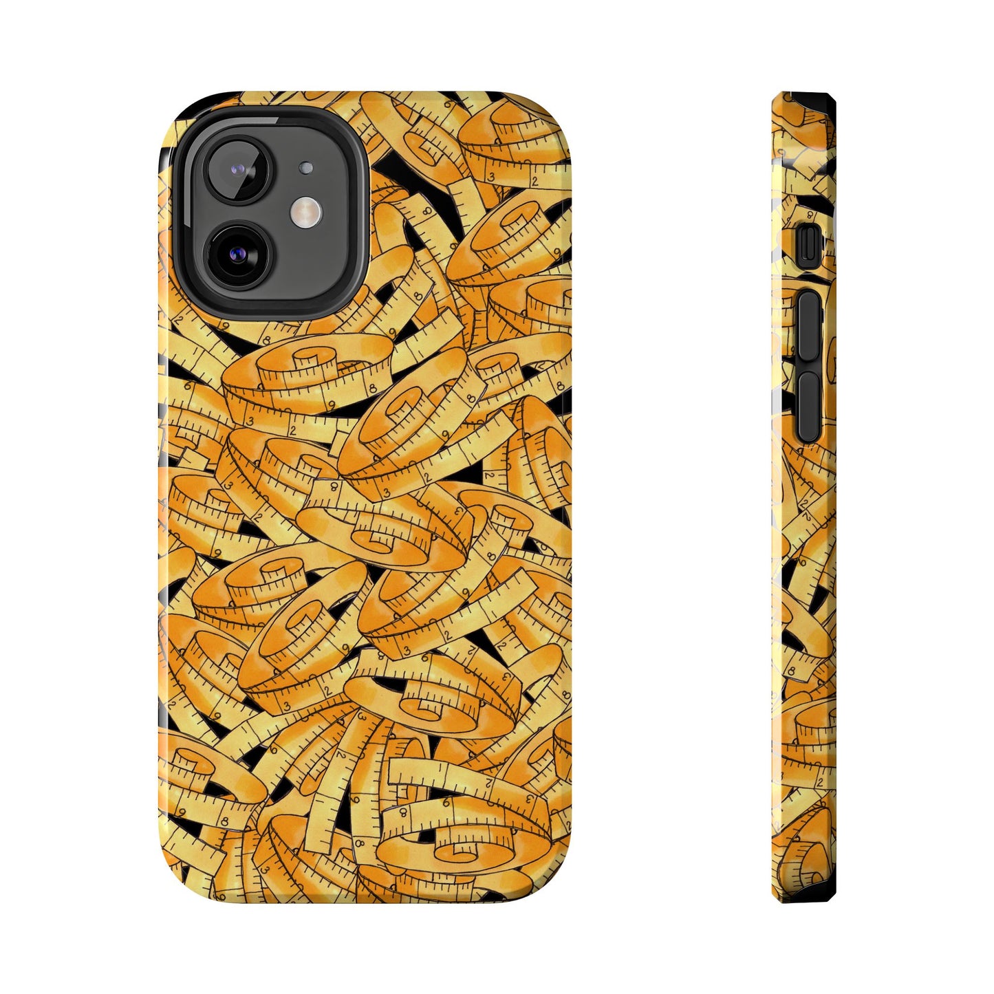 Tape Storm Black / Yellow Phone Case