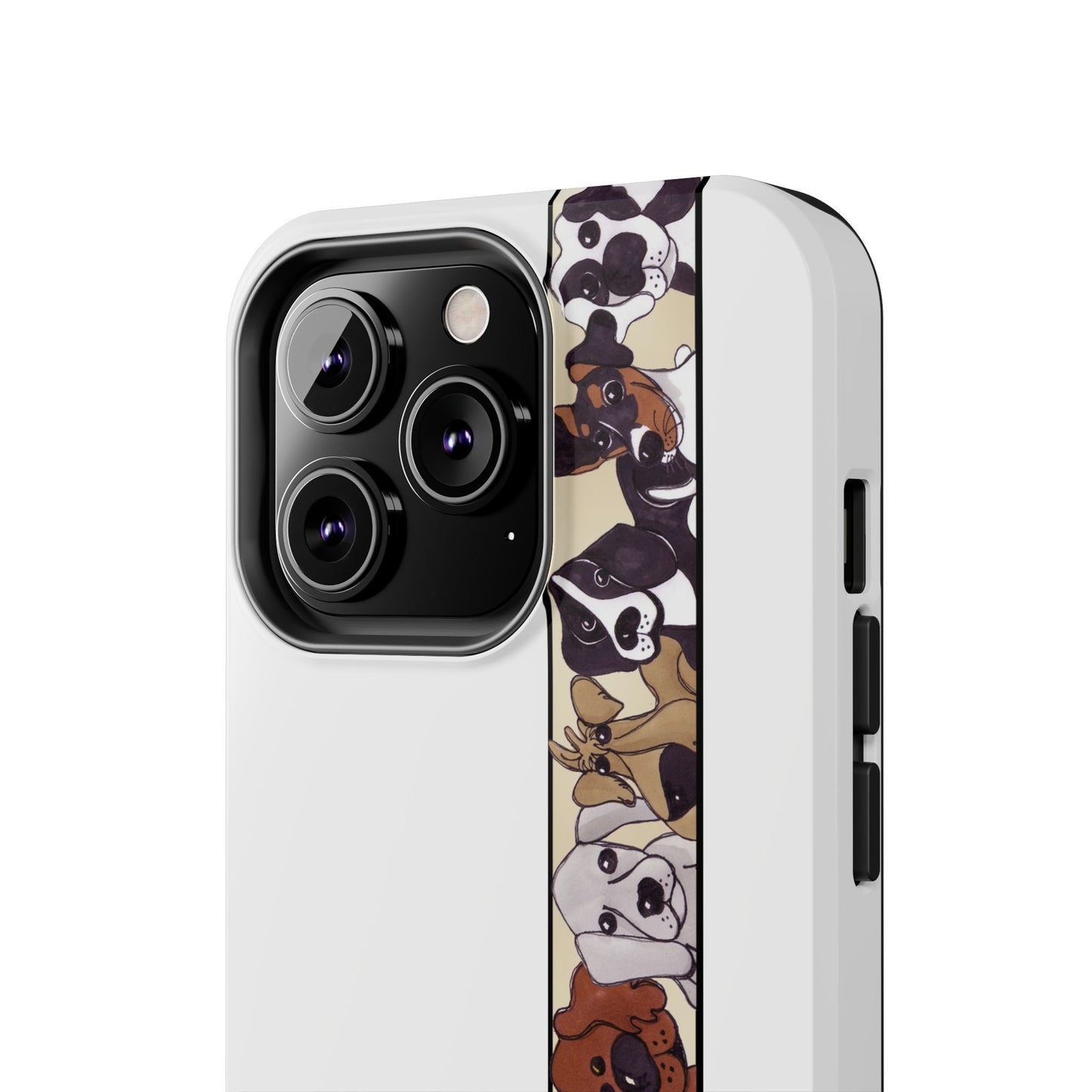 Doggie Delight Border Phone Case