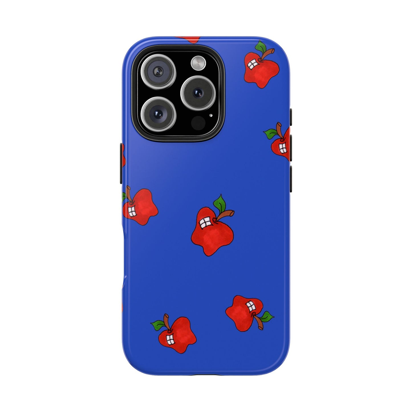 Flying Apples Blue Phone Case