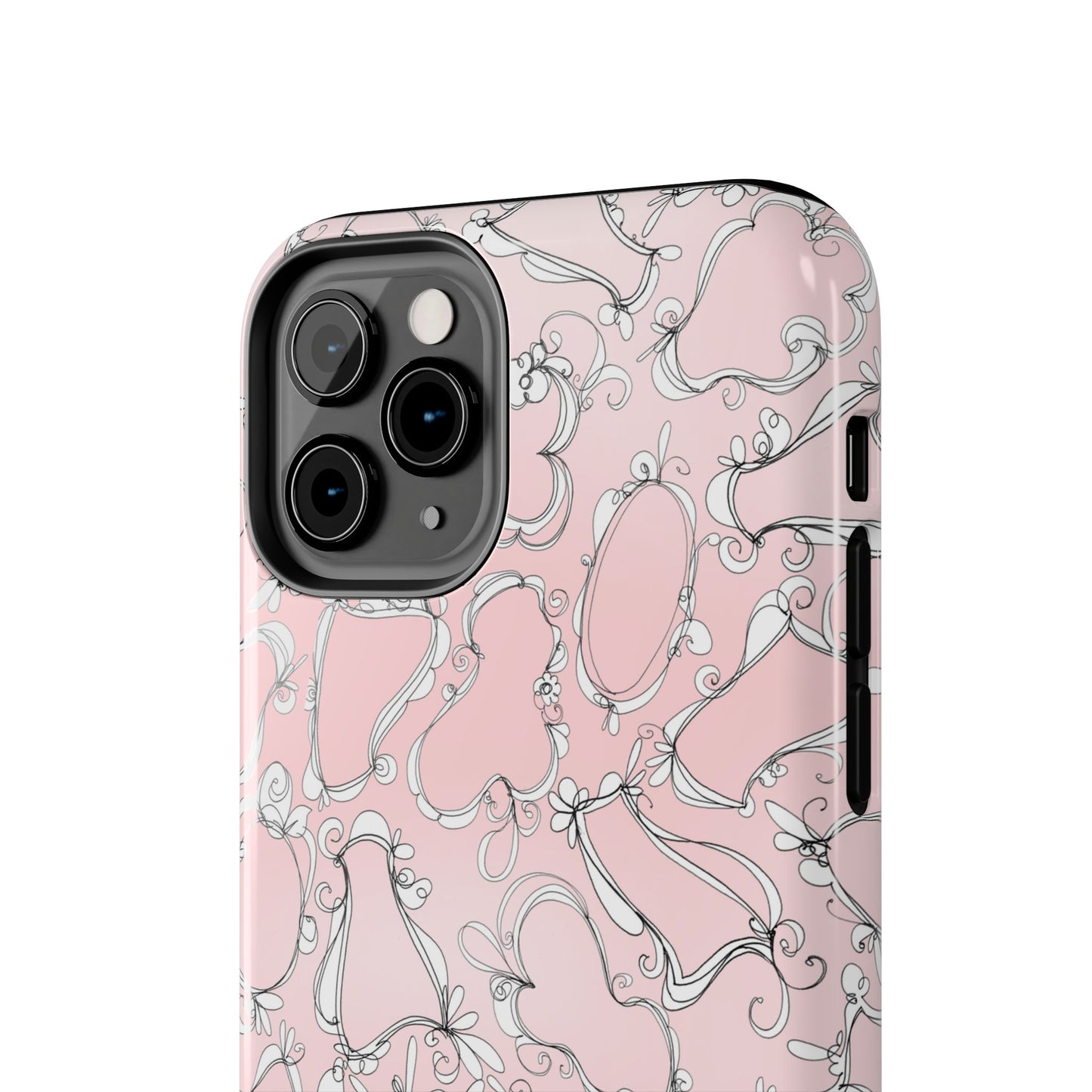 Fancy Frames Pink / White Phone Case