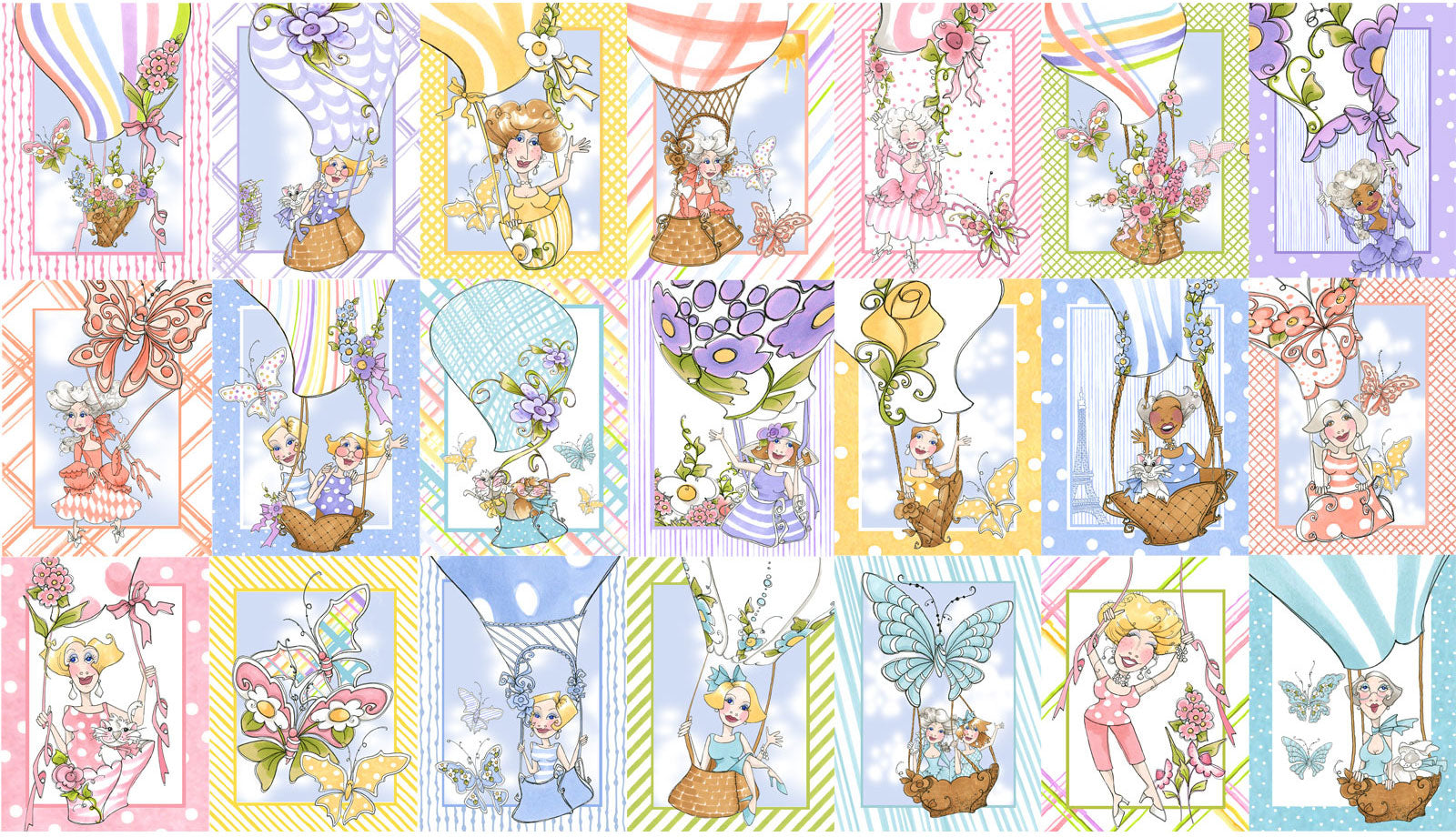Up & Away Fabric Panel