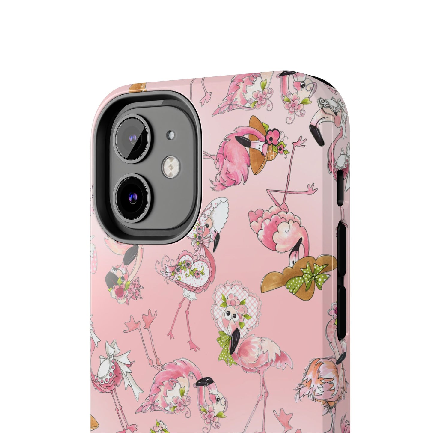 Tossed Flams Pink Phone Case