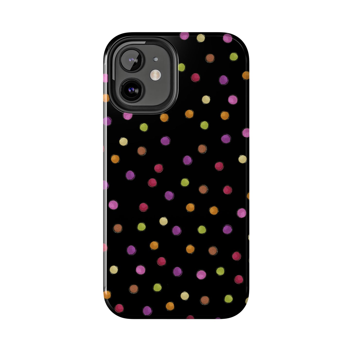 Tea Dot Black Phone Case