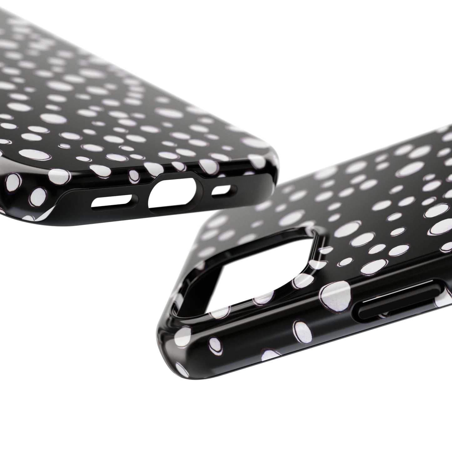 Pot Dots Black Phone Case