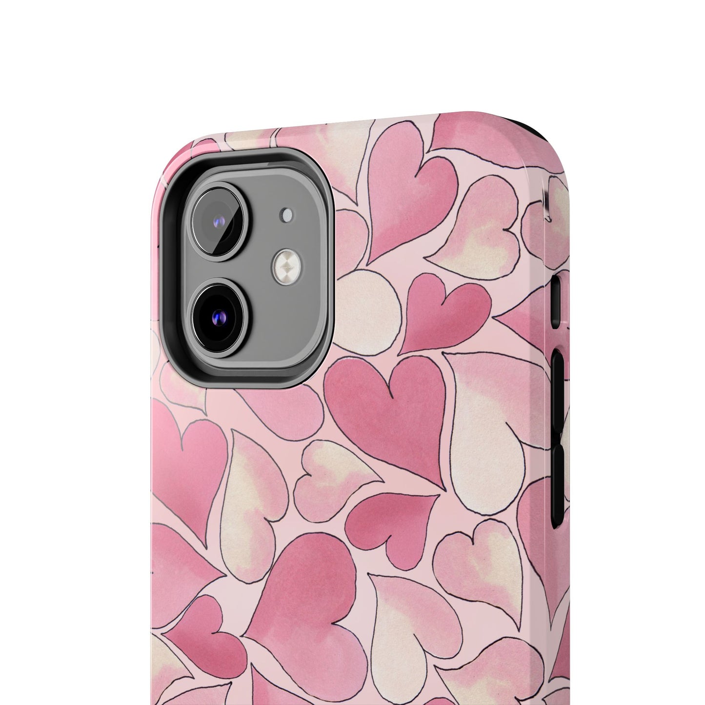 Hearts Pink Sky Phone Case