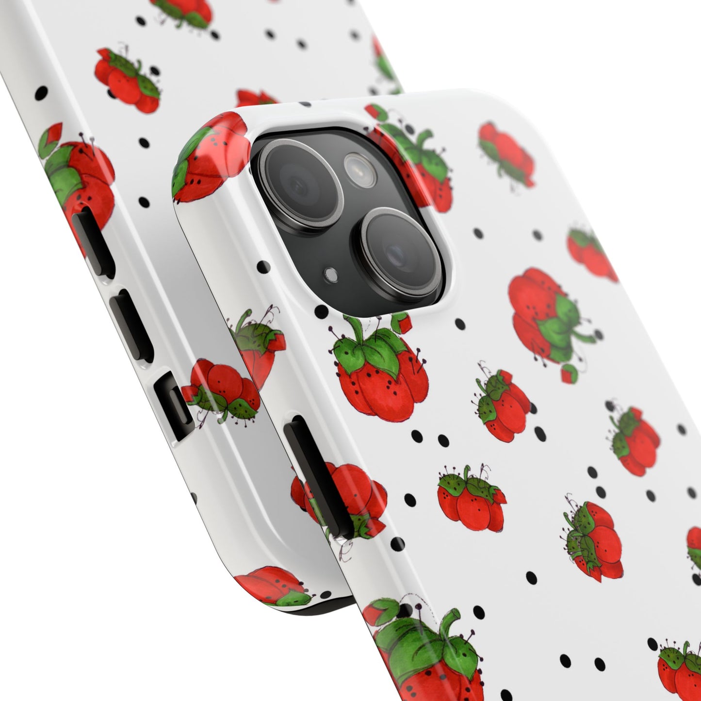 Pin Dots White Phone Case